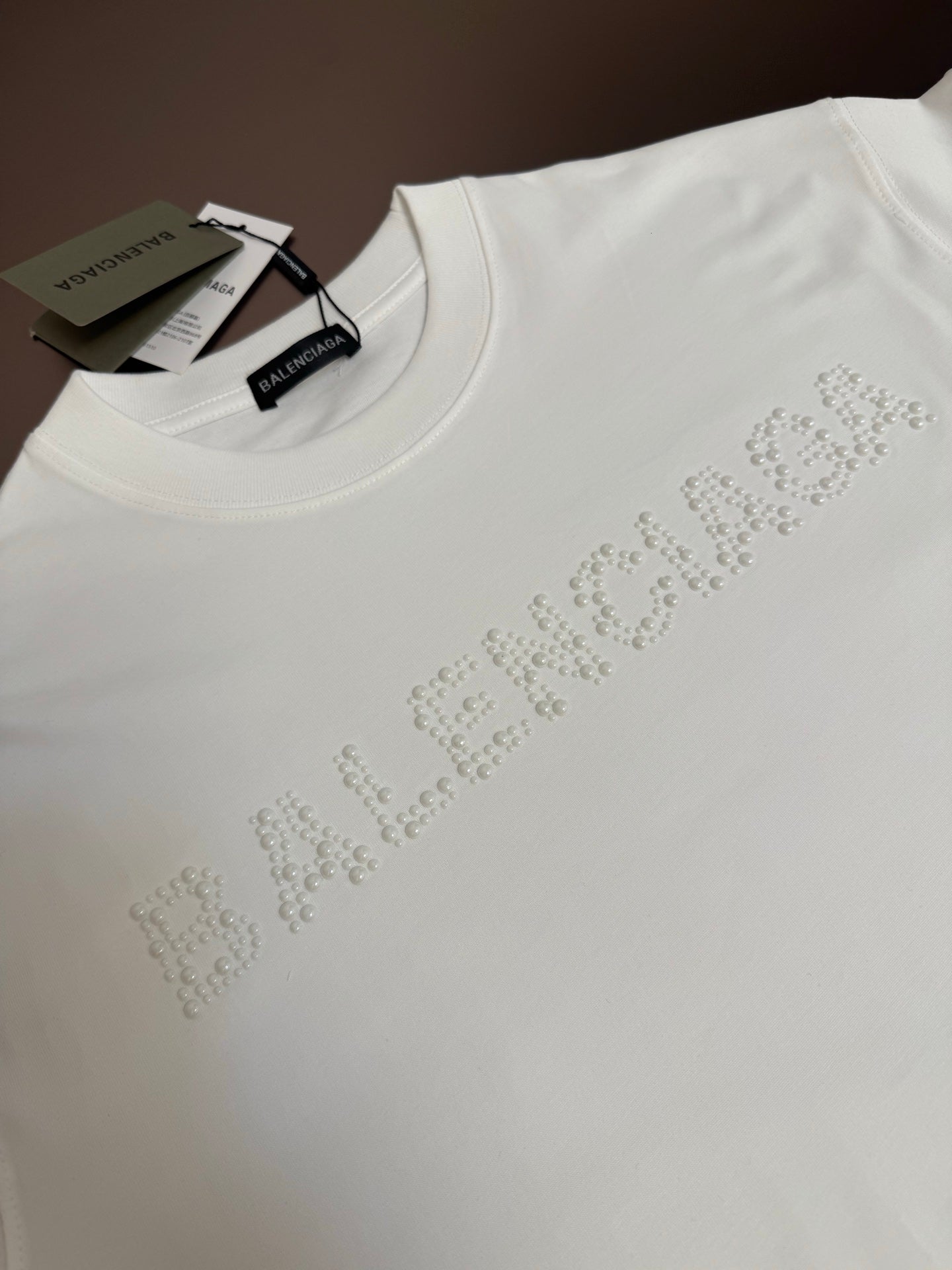 BALENCIAGA 25SS Crystal Logo T-Shirt – Unisex | Sizes M–XXL