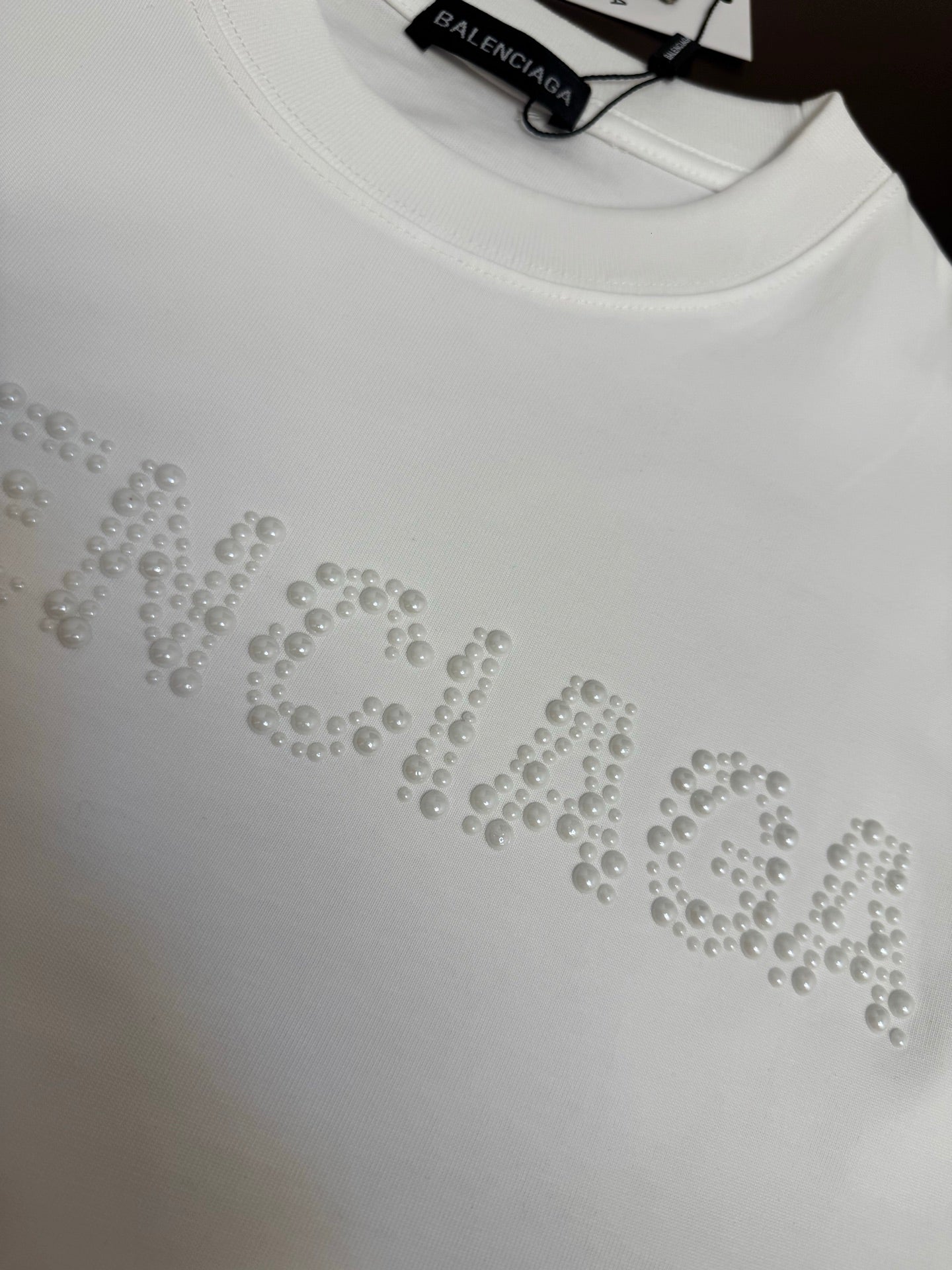 BALENCIAGA 25SS Crystal Logo T-Shirt – Unisex | Sizes M–XXL
