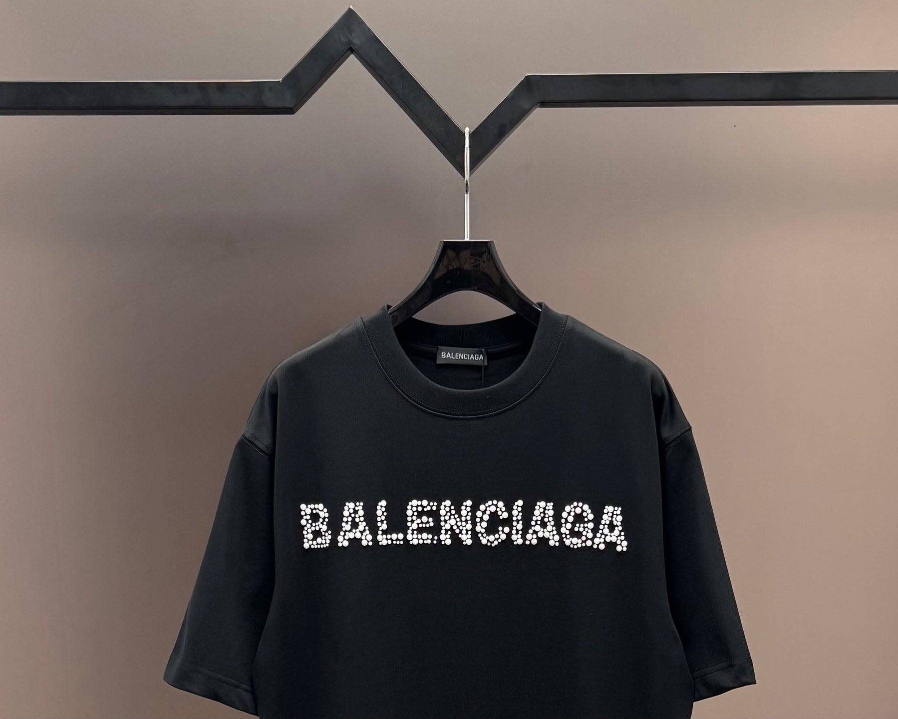 BALENCIAGA 25SS Crystal Logo T-Shirt – Unisex | Sizes M–XXL