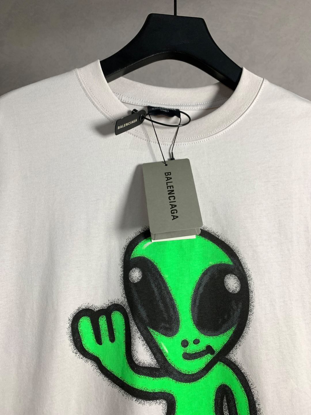 BALENCIAGA Alien Graphic Cotton T-Shirt – Unisex | Sizes XS–L