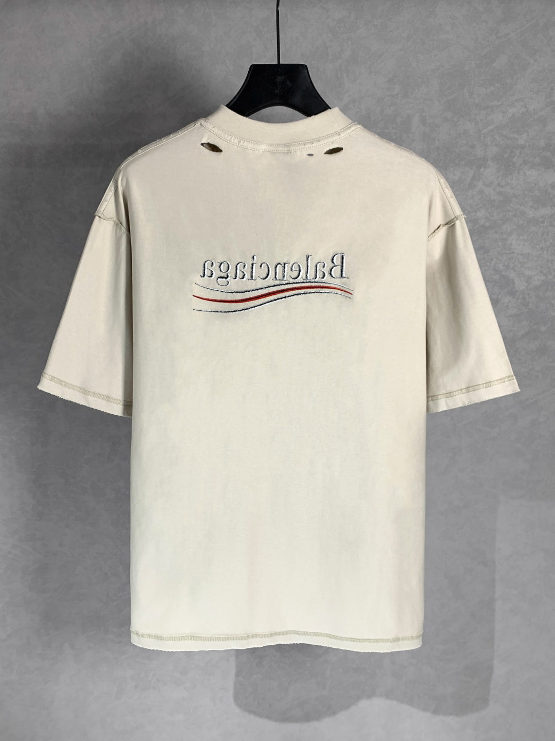 BALENCIAGA Reversible Coke Embroidered Distressed T-Shirt – Unisex | Sizes XS–L