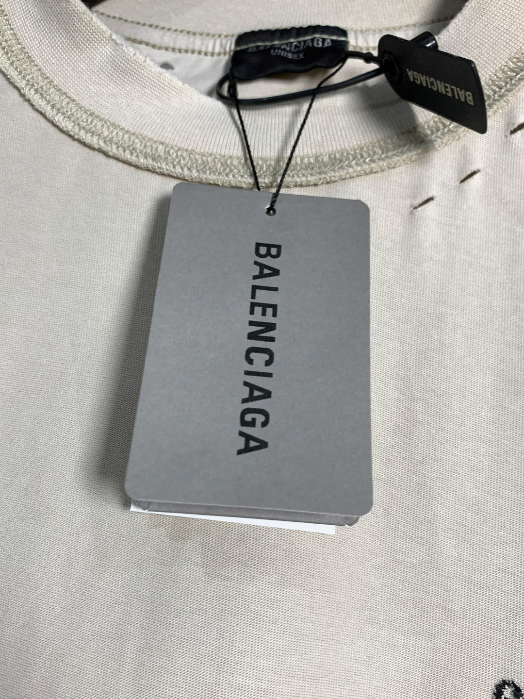 BALENCIAGA Reversible Coke Embroidered Distressed T-Shirt – Unisex | Sizes XS–L