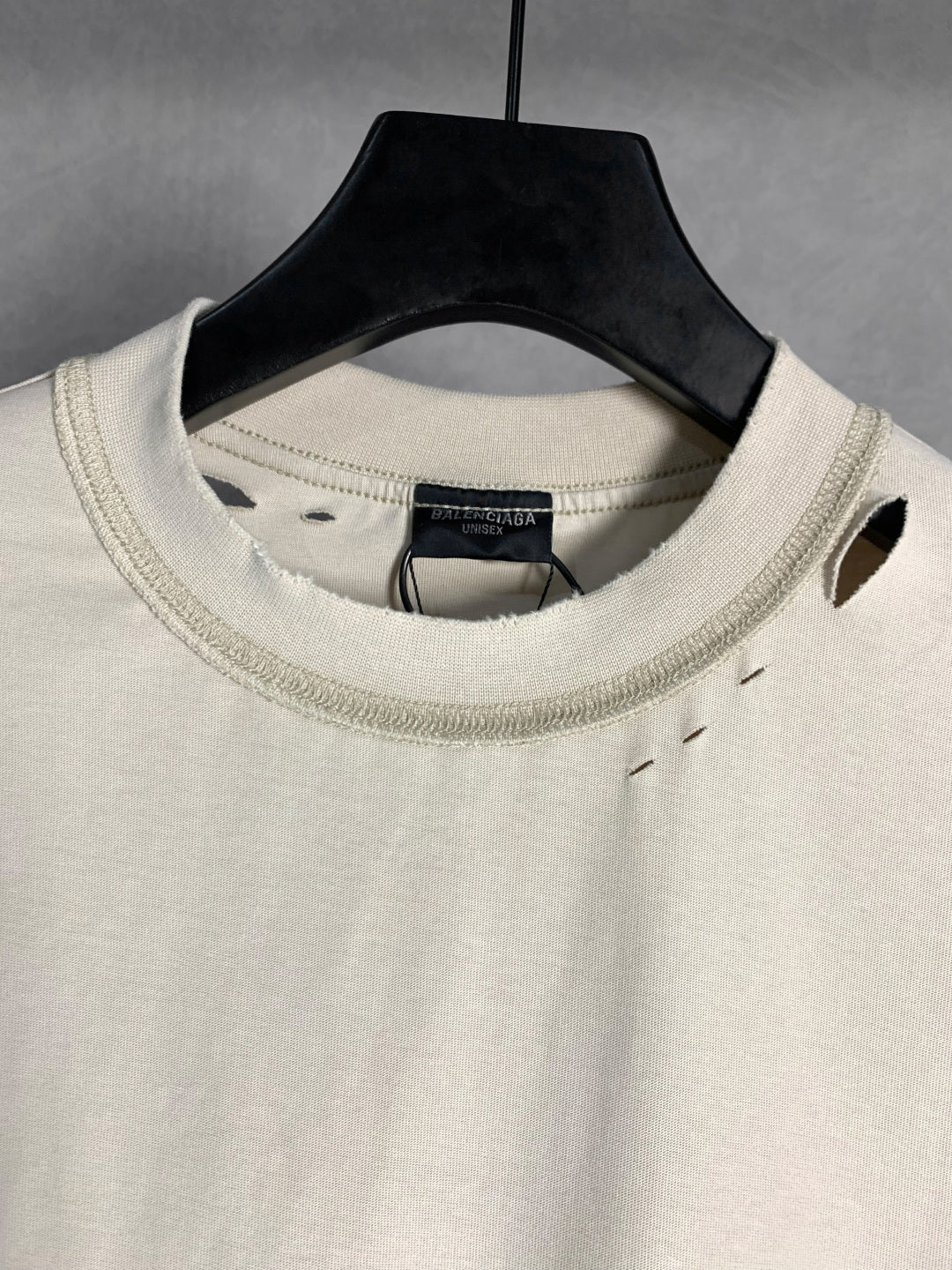 BALENCIAGA Reversible Coke Embroidered Distressed T-Shirt – Unisex | Sizes XS–L