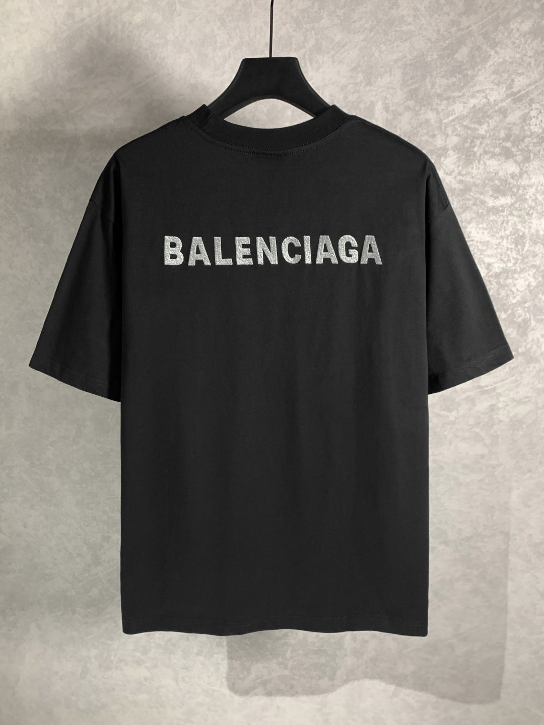 BALENCIAGA Front & Back Embroidered Logo T-Shirt – Unisex Oversized Fit | Sizes XS–L