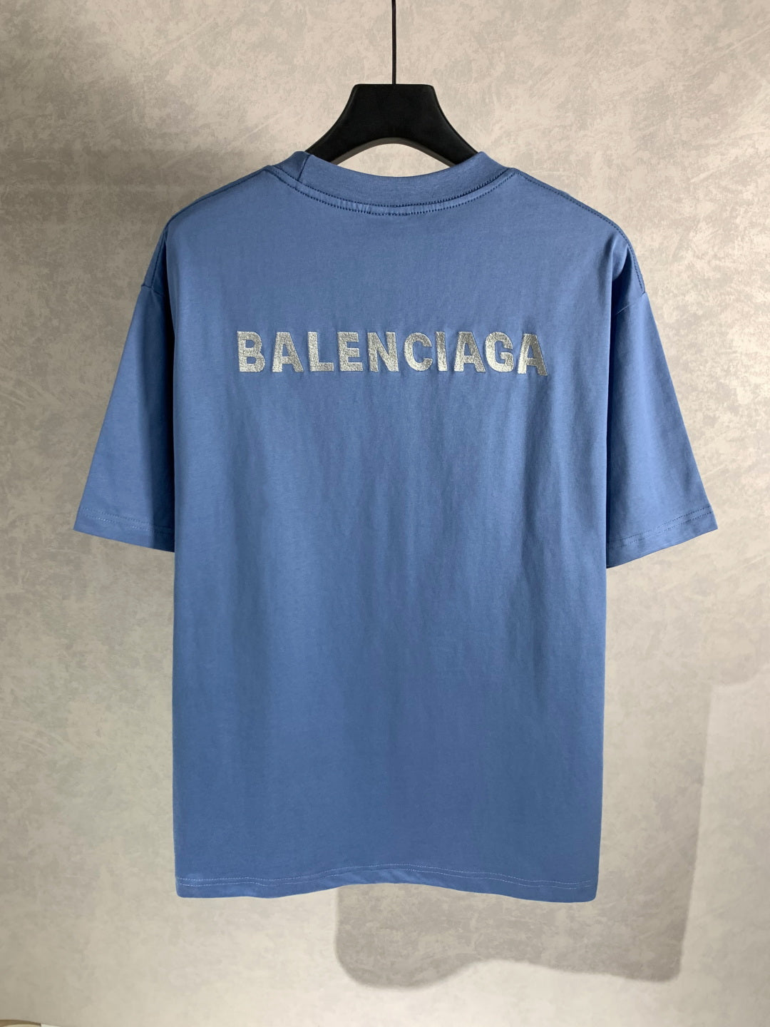 BALENCIAGA Front & Back Embroidered Logo T-Shirt – Unisex Oversized Fit | Sizes XS–L