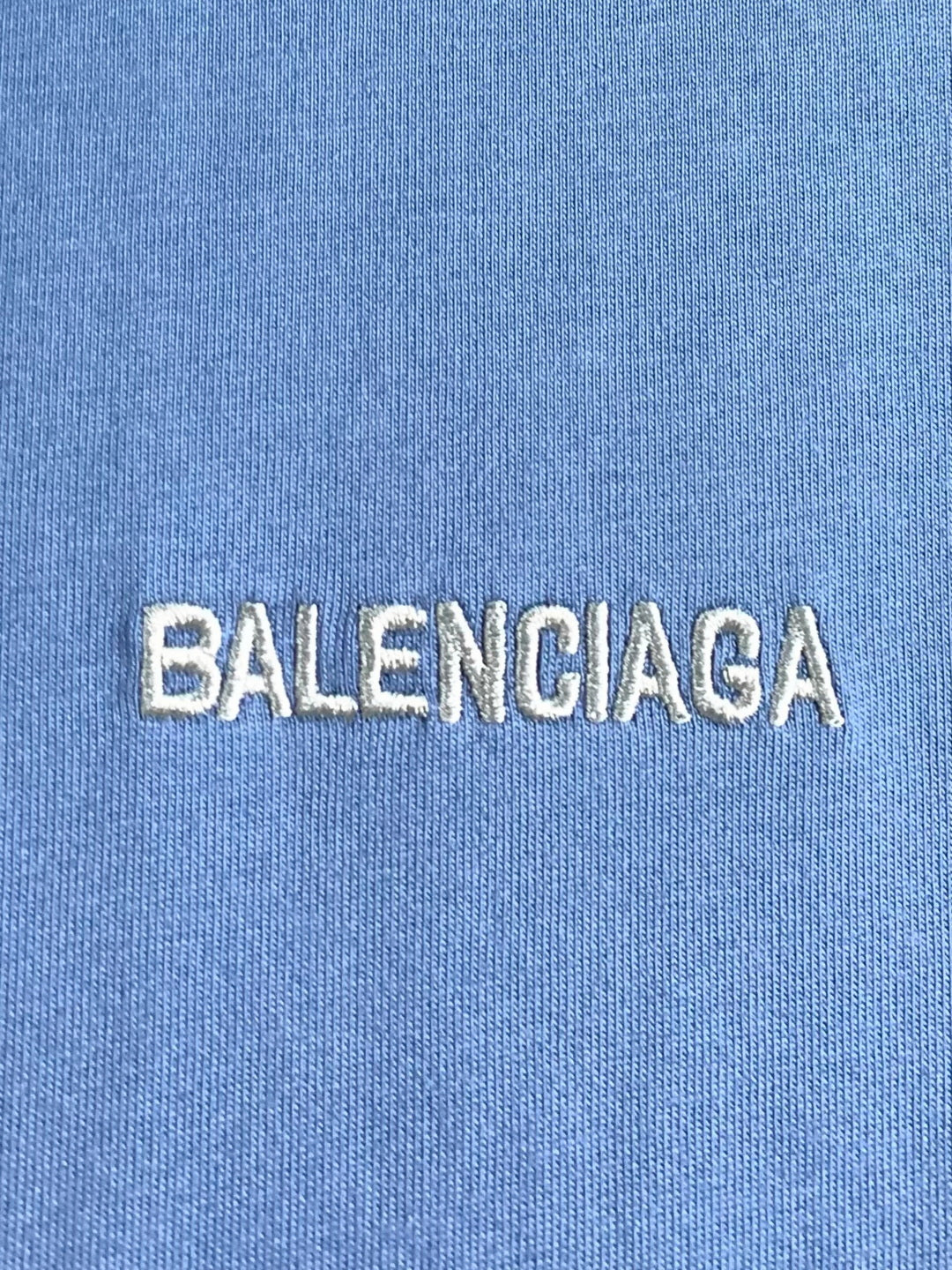 BALENCIAGA Front & Back Embroidered Logo T-Shirt – Unisex Oversized Fit | Sizes XS–L
