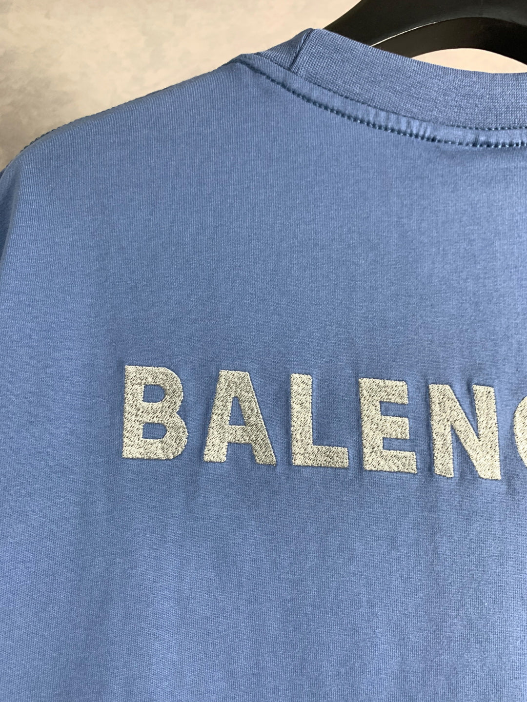 BALENCIAGA Front & Back Embroidered Logo T-Shirt – Unisex Oversized Fit | Sizes XS–L