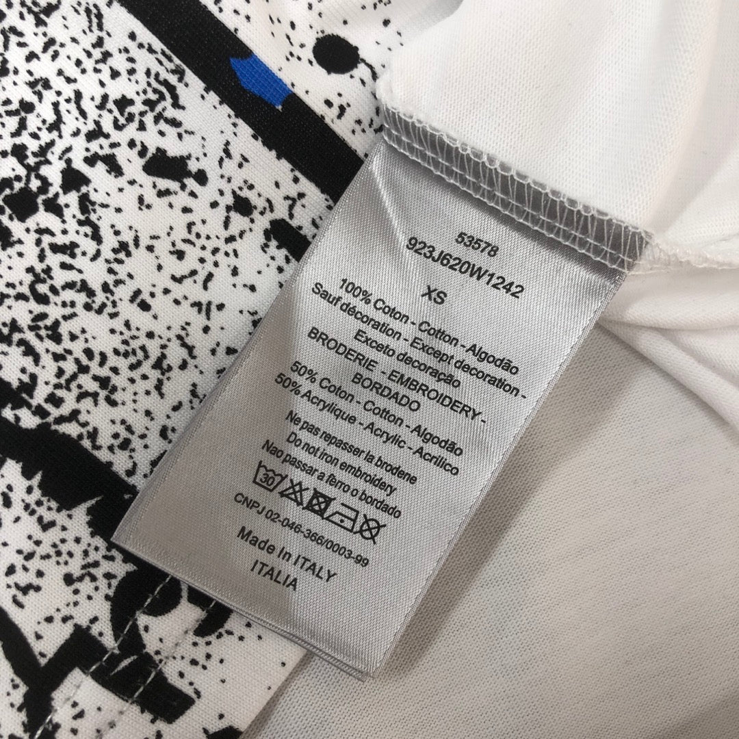 DIOR 25SS Exclusive Crewneck T-Shirt – Black/White | Unisex | Sizes S–XL