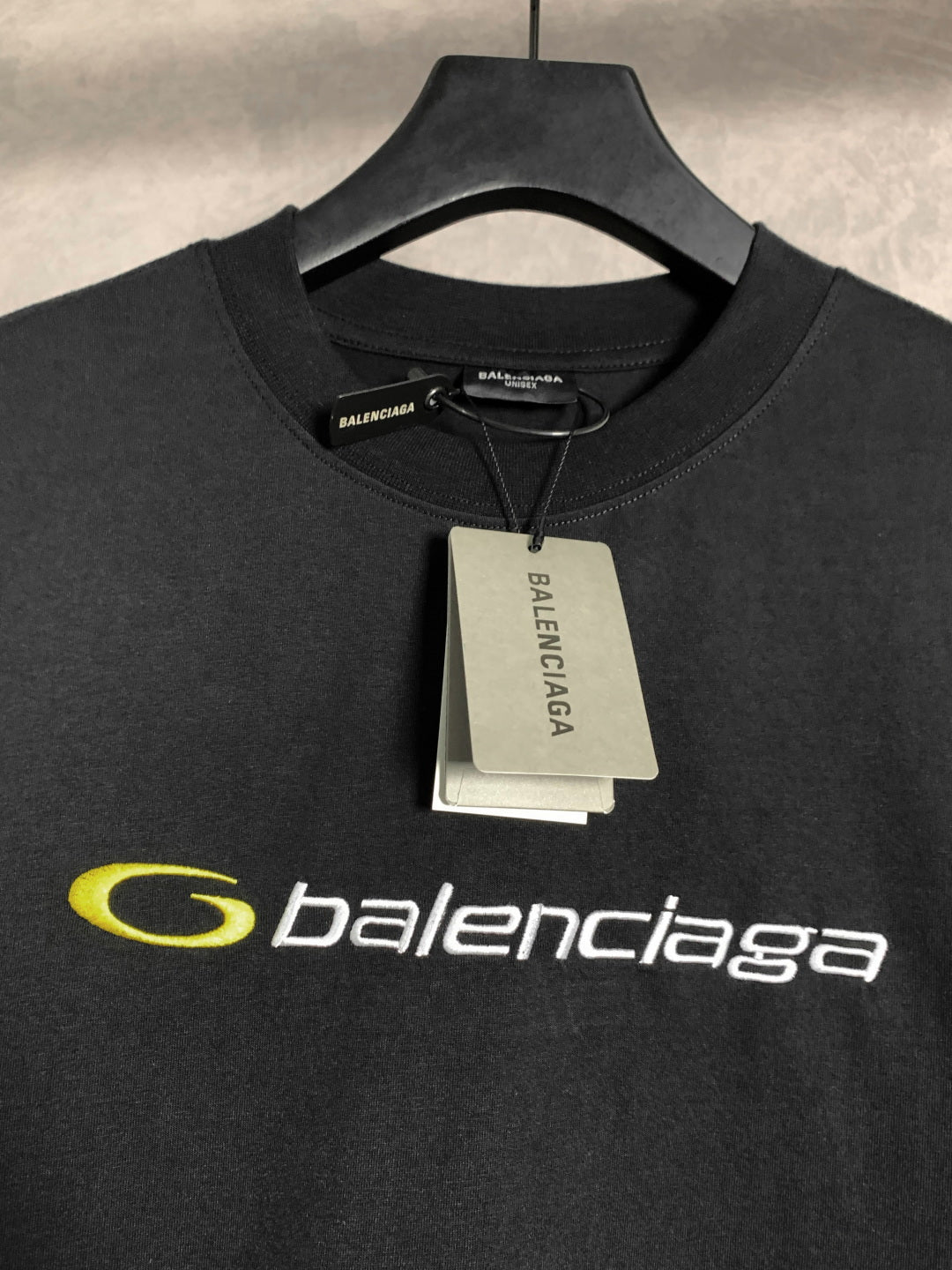 BALENCIAGA Logo Embroidered Cotton T-Shirt – Unisex Oversized Fit | Sizes XS–L