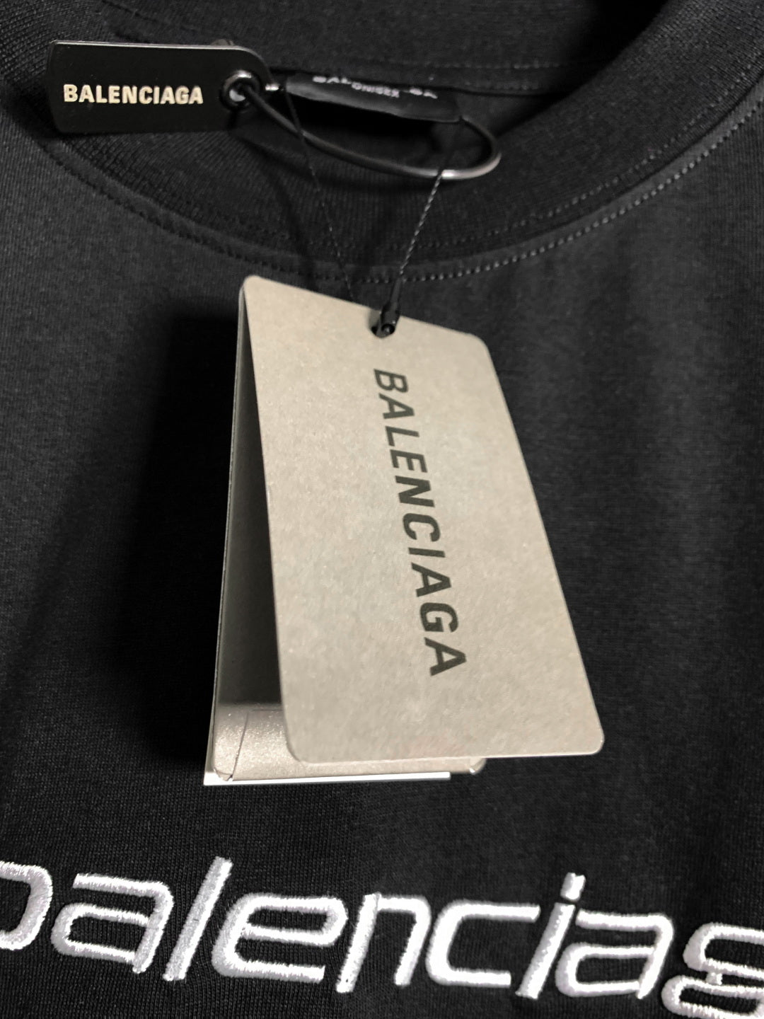 BALENCIAGA Logo Embroidered Cotton T-Shirt – Unisex Oversized Fit | Sizes XS–L