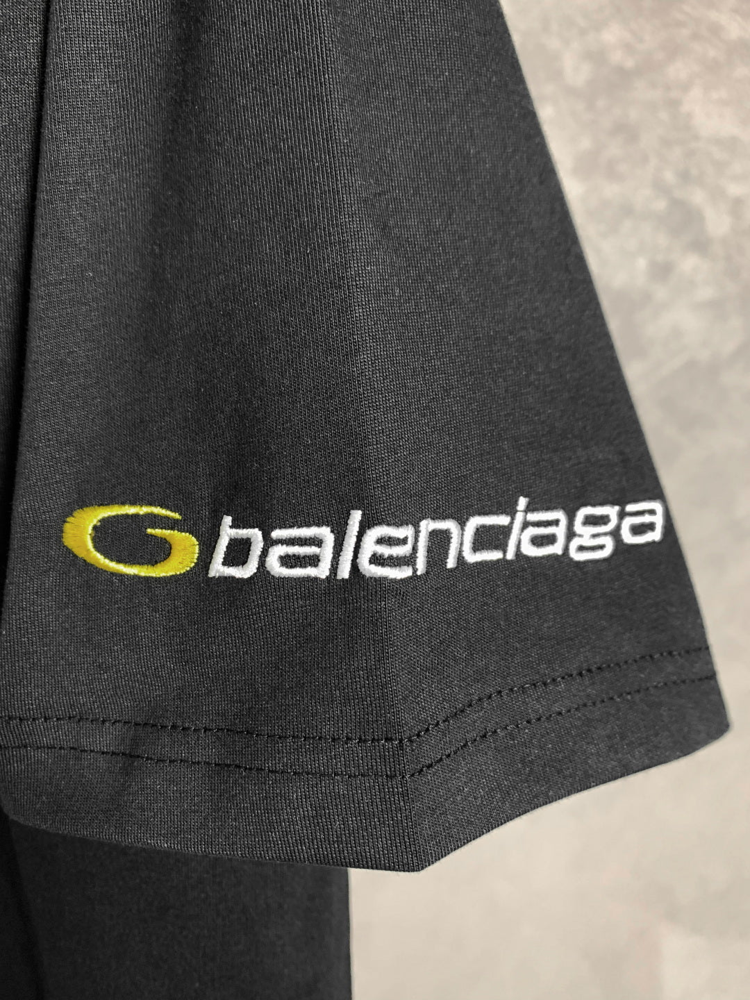 BALENCIAGA Logo Embroidered Cotton T-Shirt – Unisex Oversized Fit | Sizes XS–L