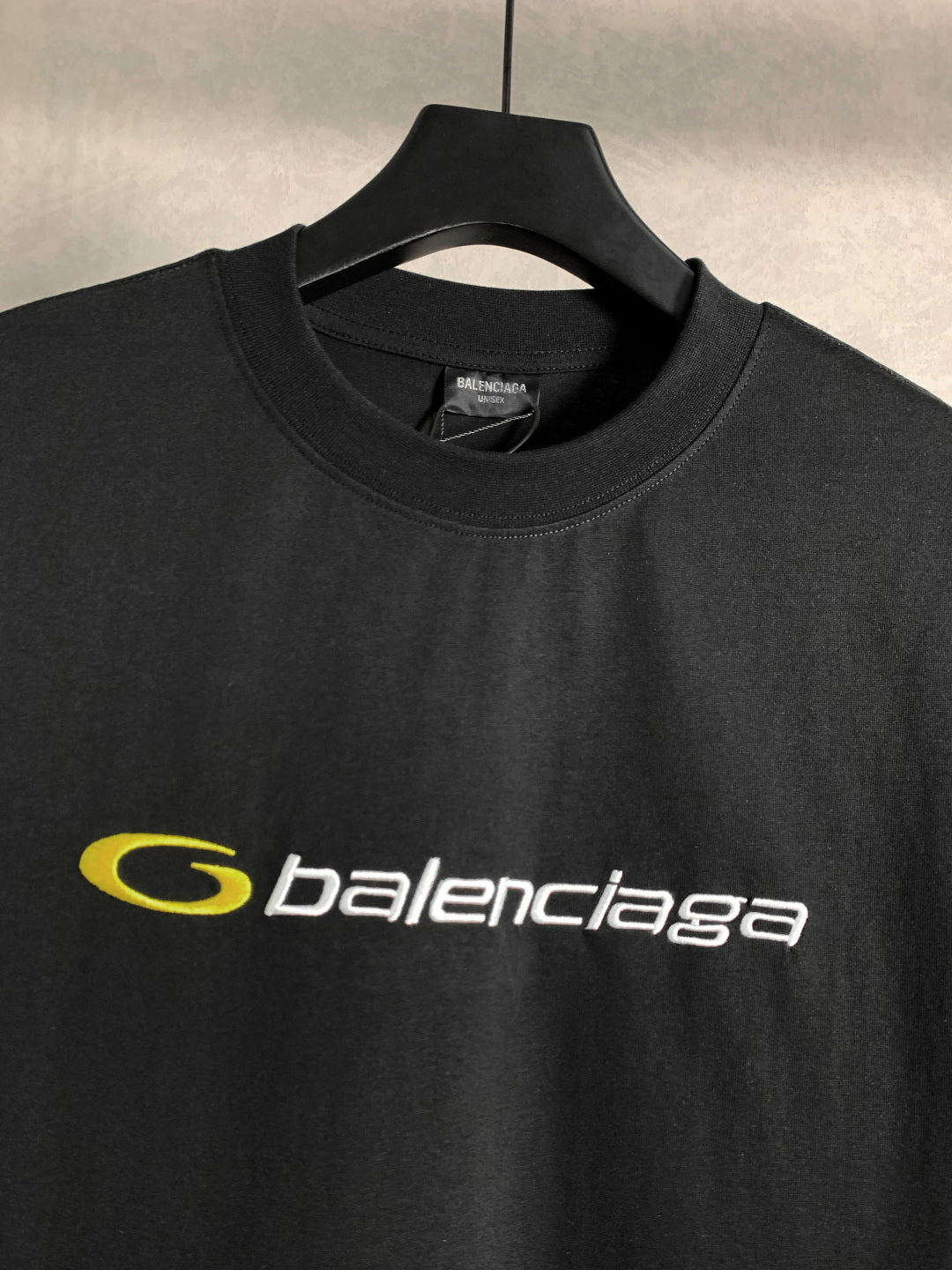 BALENCIAGA Logo Embroidered Cotton T-Shirt – Unisex Oversized Fit | Sizes XS–L