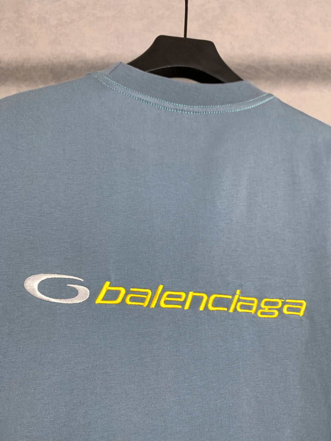 BALENCIAGA Logo Embroidered Cotton T-Shirt – Unisex Oversized Fit | Sizes XS–L