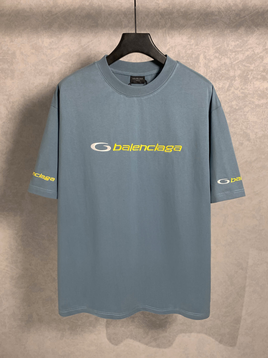 BALENCIAGA Logo Embroidered Cotton T-Shirt – Unisex Oversized Fit | Sizes XS–L