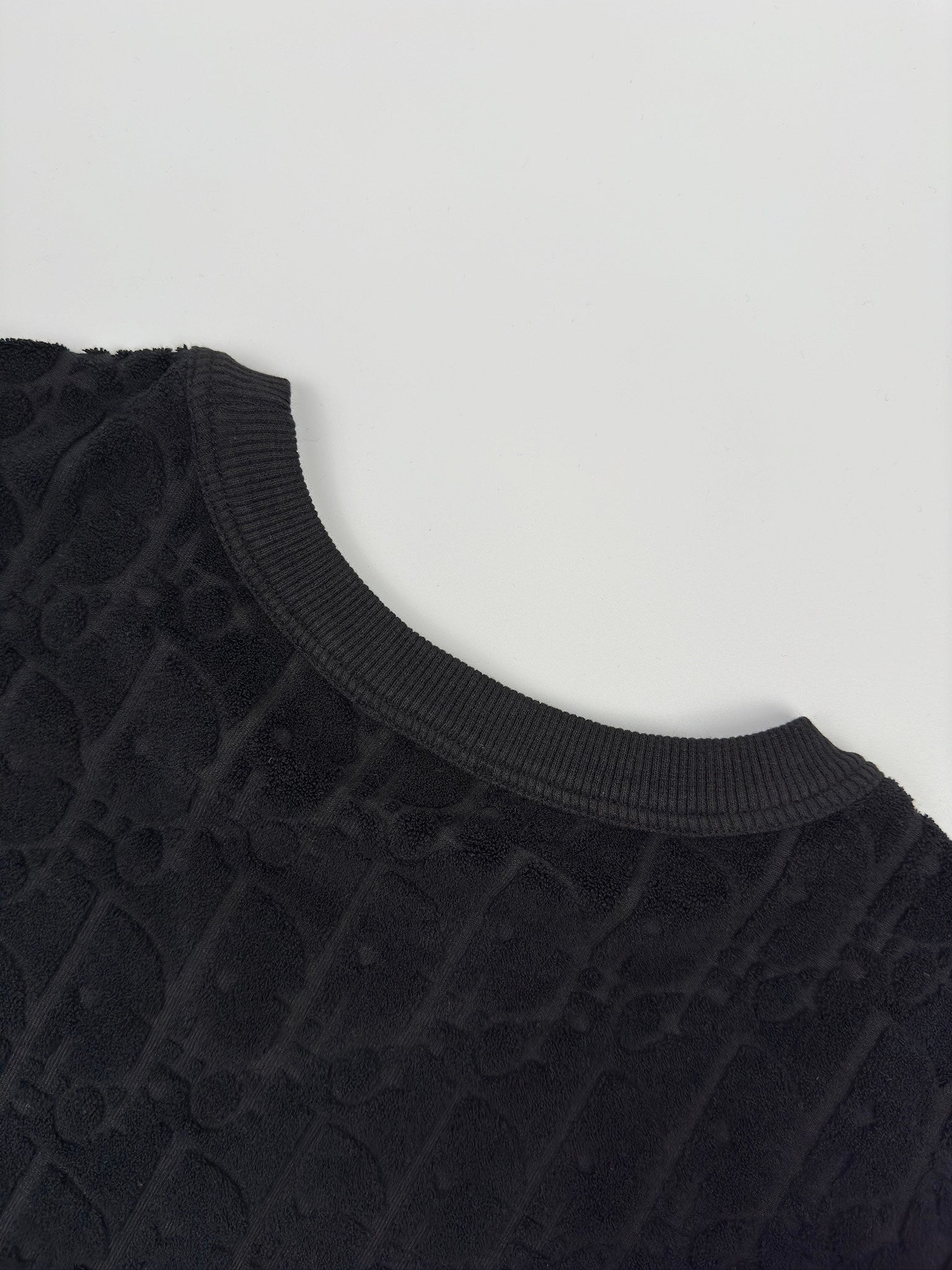DIOR Oblique Jacquard T-Shirt – Custom Fabric | Relaxed Fit | Sizes S–XL