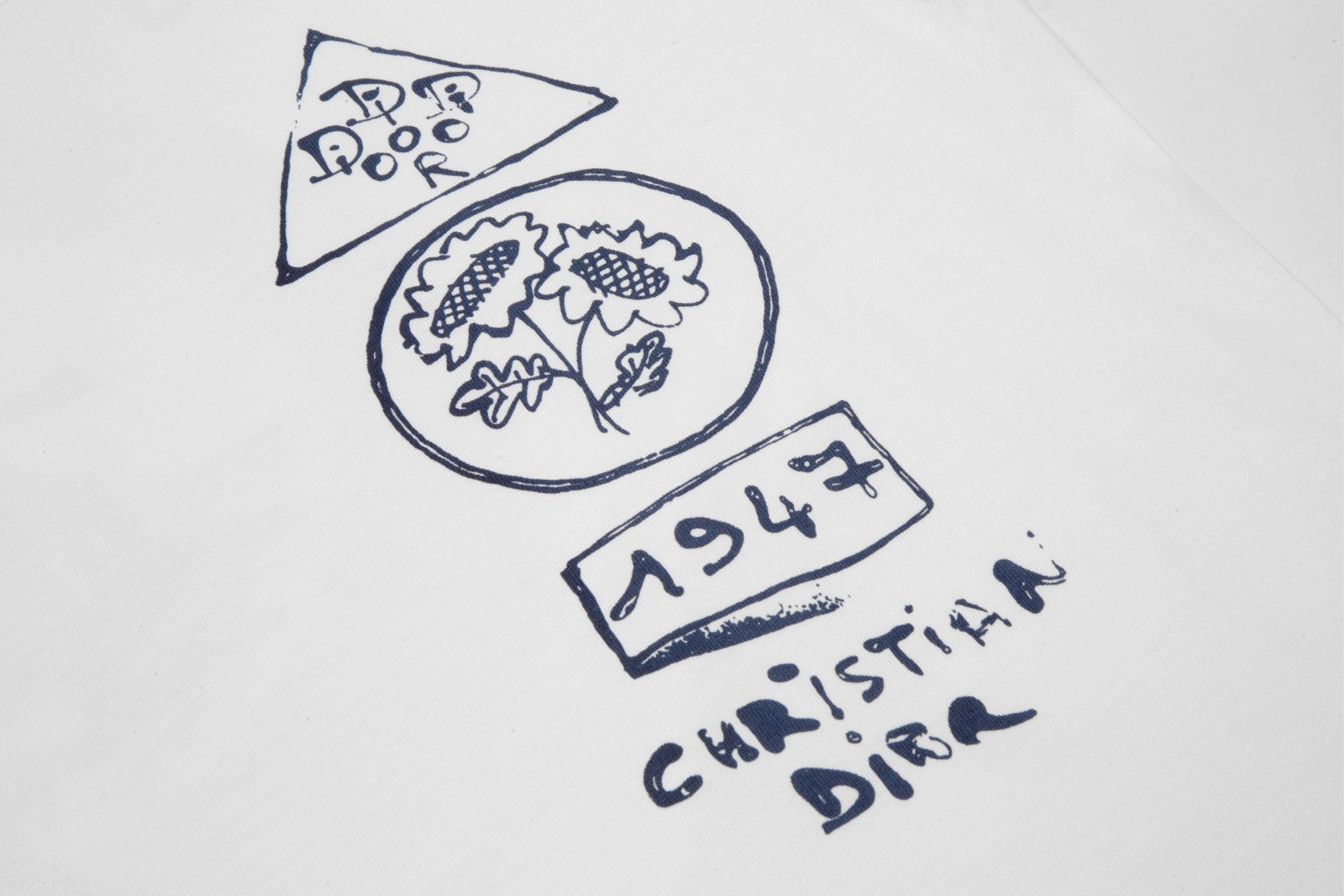 DIOR High-Quality Graphic Print T-Shirt – Front & Back Design | Unisex | Sizes XS–L