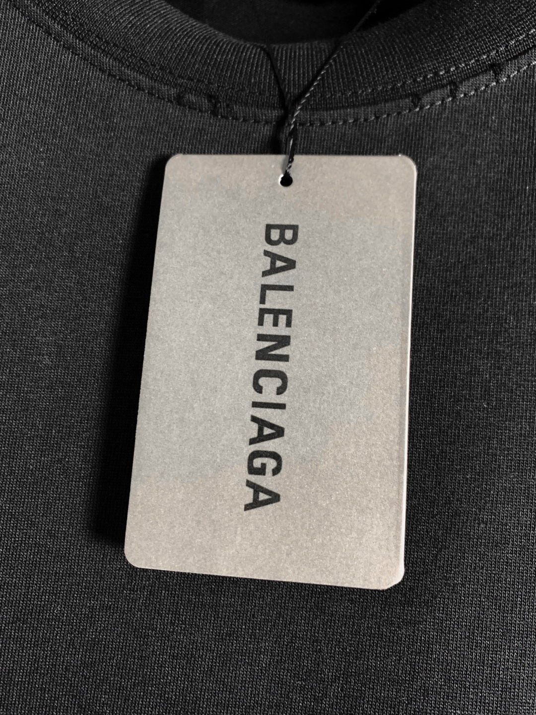 BALENCIAGA Embossed Letter Graphic T-Shirt – Unisex Relaxed Fit | Sizes XS–L