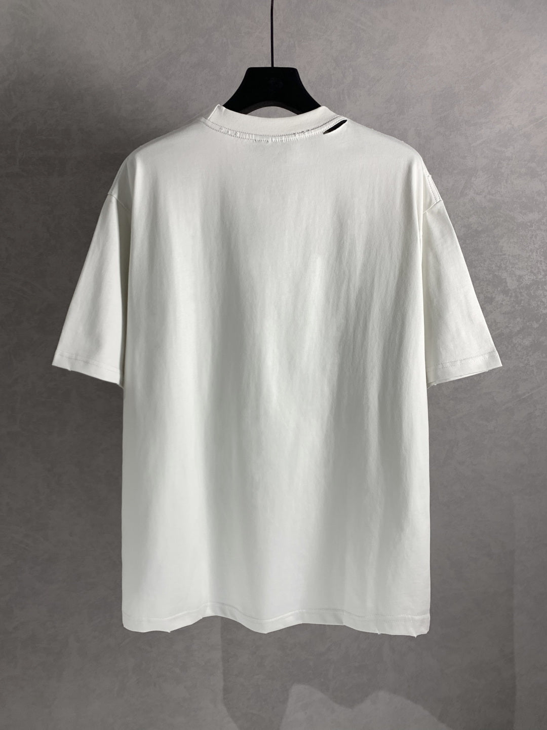 BALENCIAGA Embossed Letter Graphic T-Shirt – Unisex Relaxed Fit | Sizes XS–L