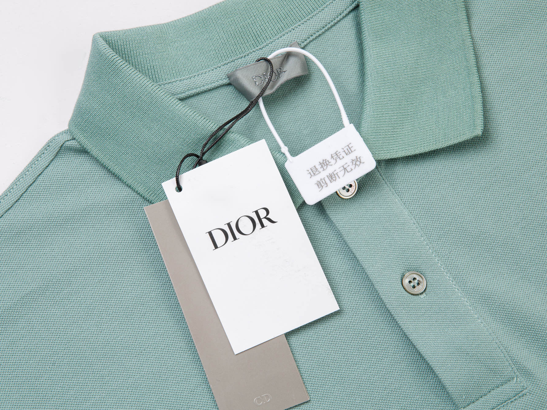 DIOR Classic CD Embroidered Polo Shirt – Premium Sorona Cotton | Sizes S–L