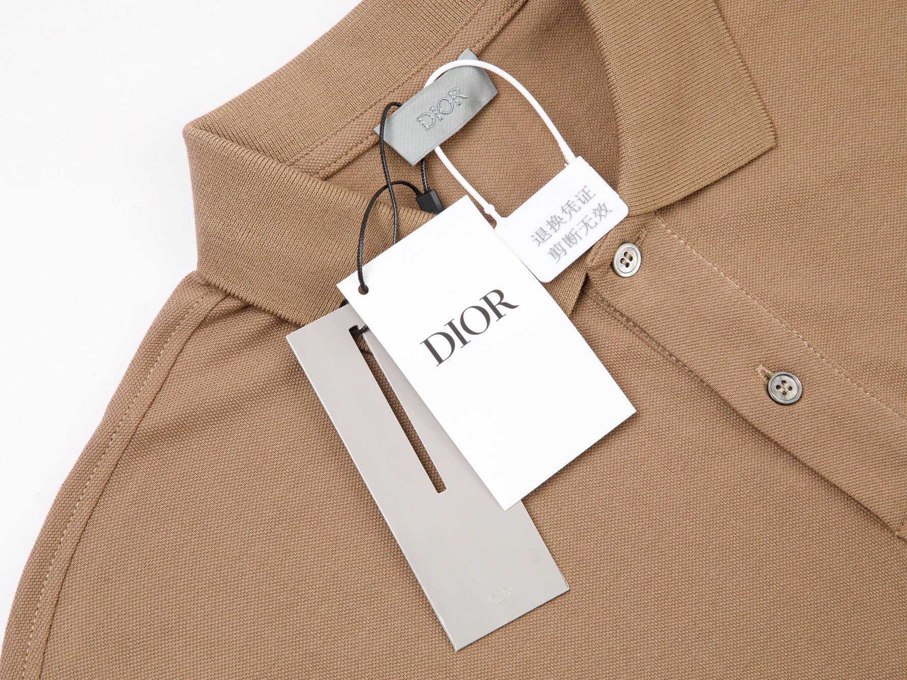 DIOR Classic CD Embroidered Polo Shirt – Premium Sorona Cotton | Sizes S–L