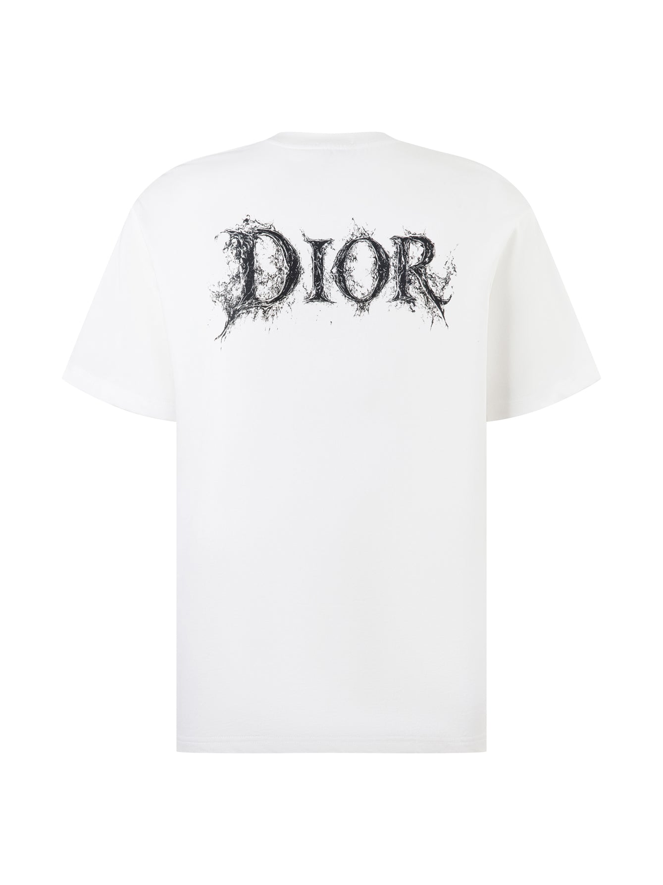DIOR Classic Leather Patch Embroidered T-Shirt – Unisex Luxury Cotton | Sizes S–XL