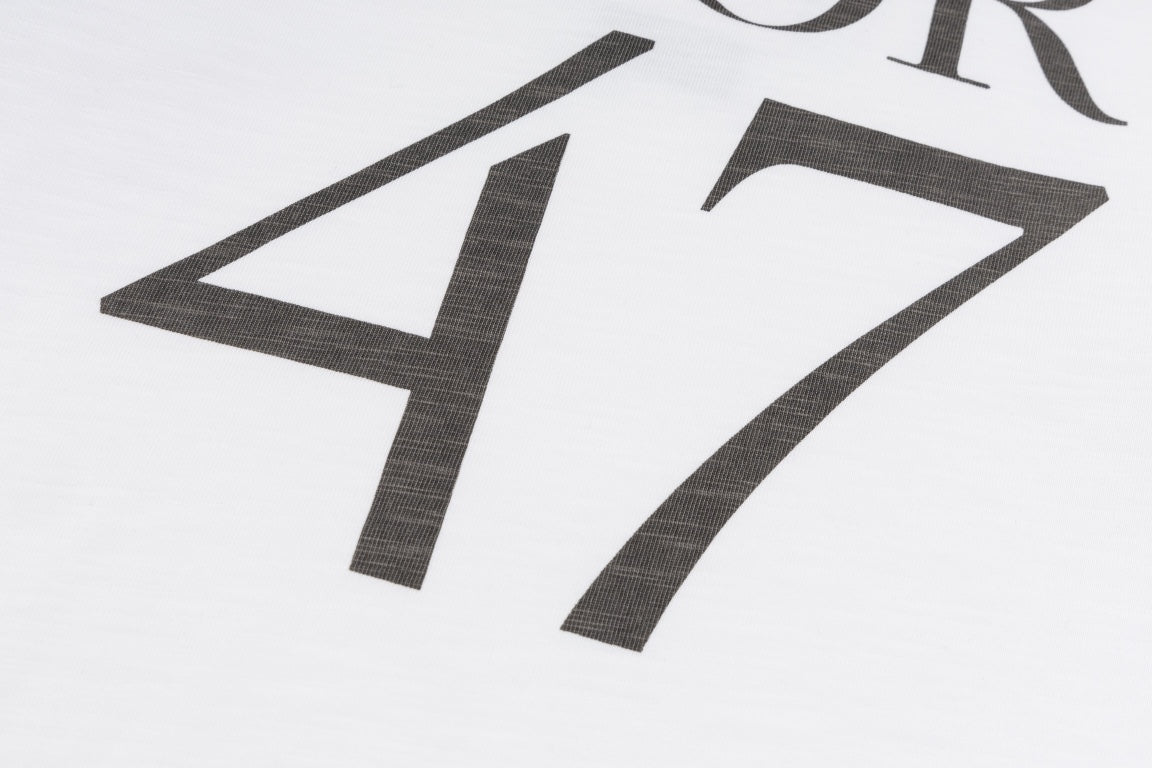 DIOR SS24 “47” Logo Print T-Shirt | Premium Slub Cotton | Sizes XS–L