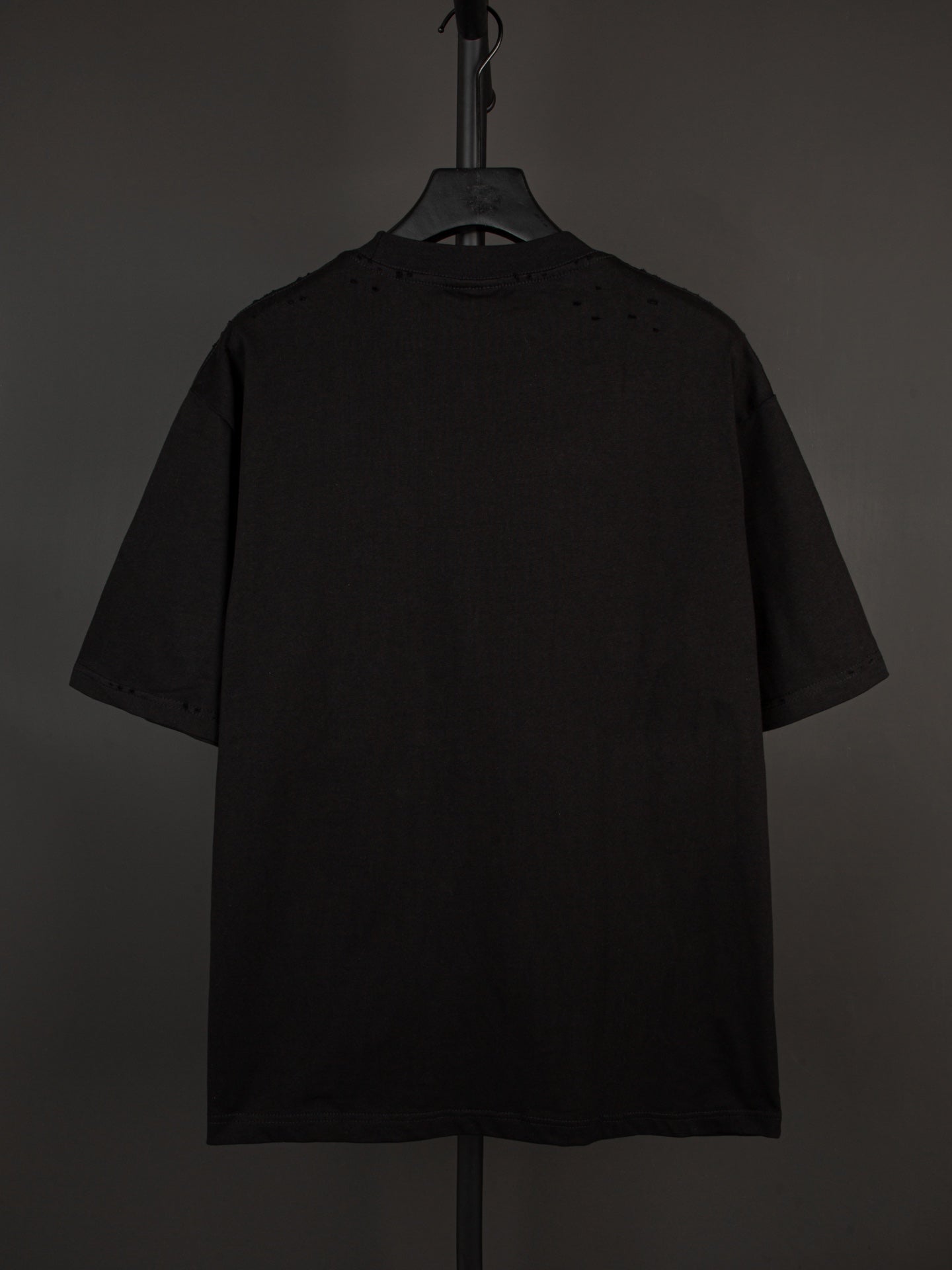 BALENCIAGA Cracked Reverse Logo Distressed T-Shirt – Unisex Oversized Fit | Sizes XS–L
