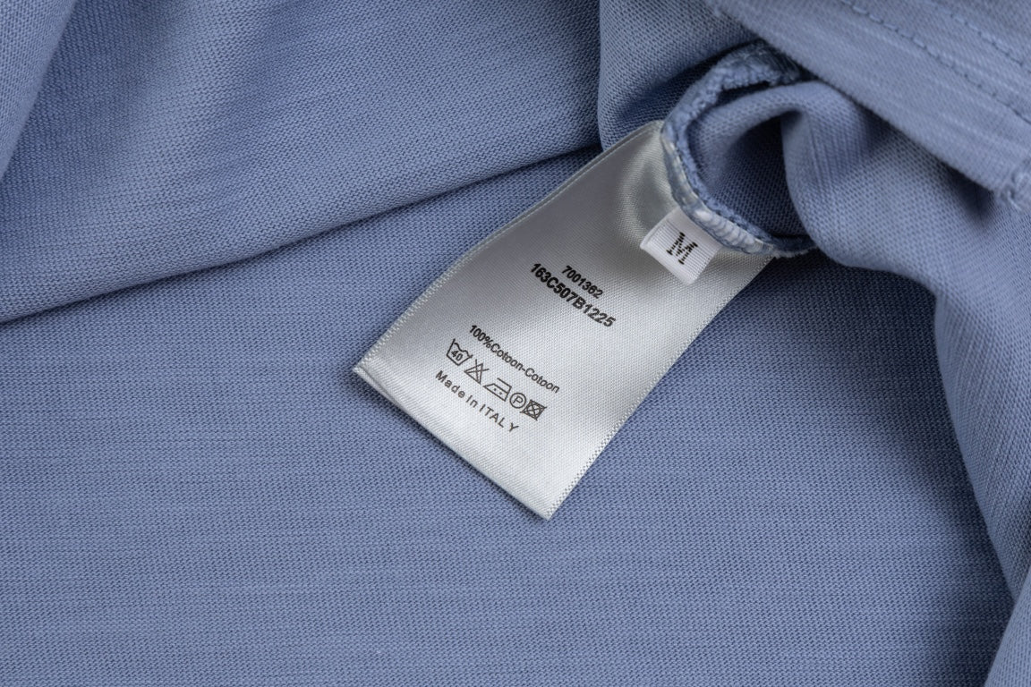 DIOR SS24 “47” Logo Print T-Shirt | Premium Slub Cotton | Sizes XS–L