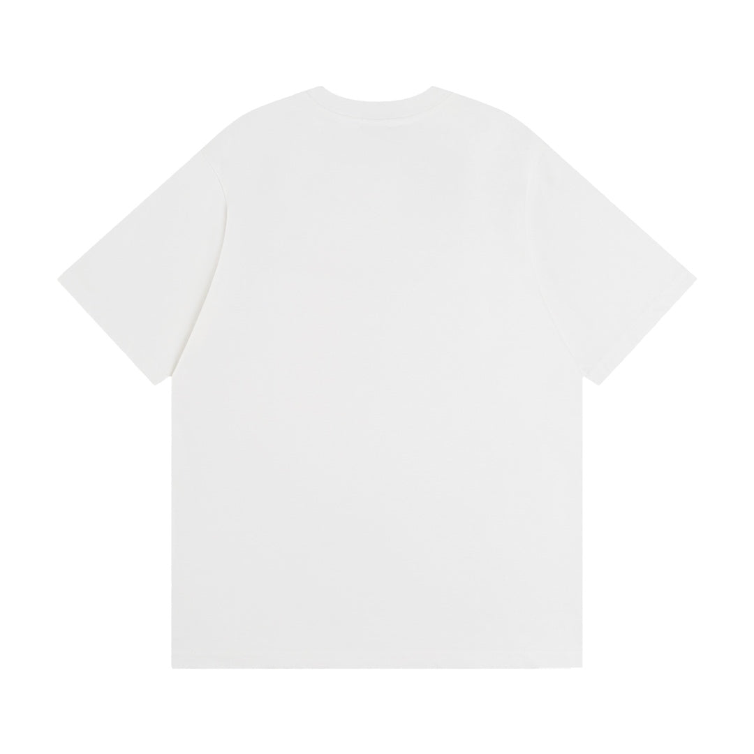 DIOR SS24 Coral Print T-Shirt | Premium 280g Cotton | Sizes XS–L | White
