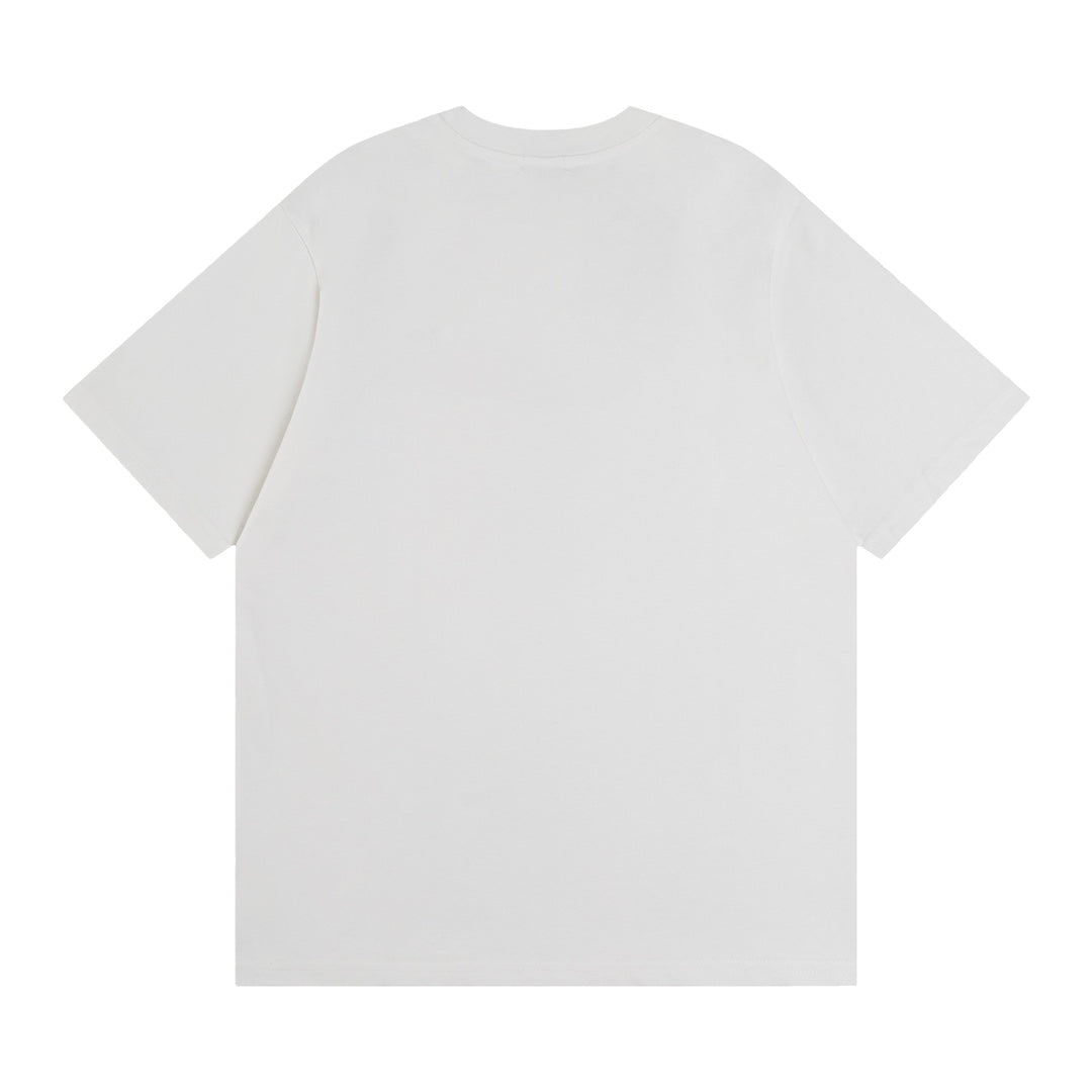 DIOR x Kenny Scharf Embroidered Logo T-Shirt | Premium 280g Cotton | Sizes XS–L | White, Black
