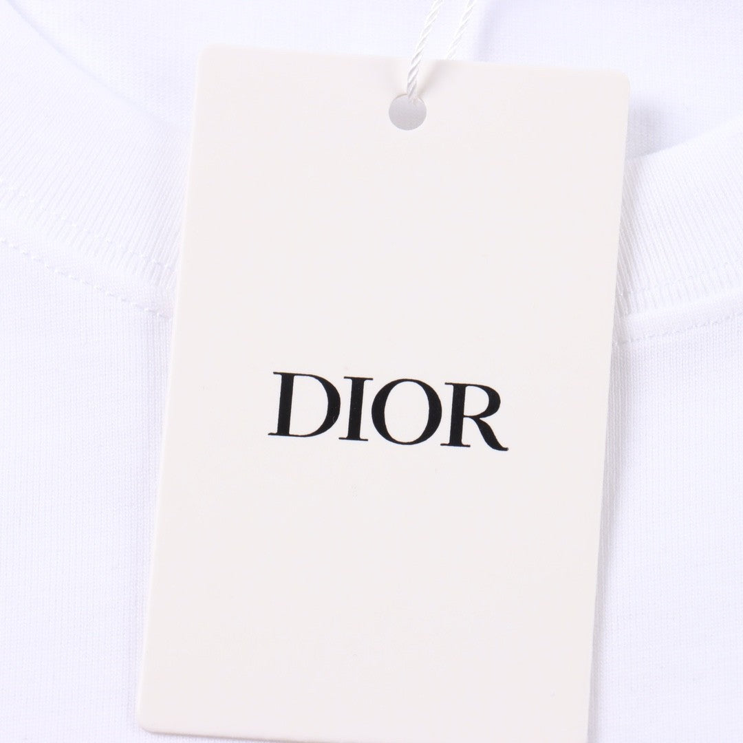 DIOR 24SS Monster Print T-Shirt | Premium Heavyweight Cotton | Sizes S–2XL | Off-White, Black | Style 725120003