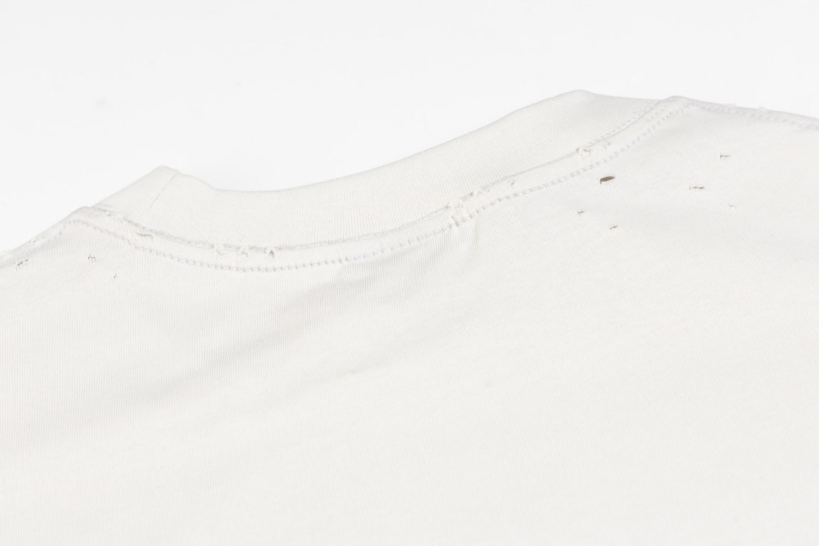 BALENCIAGA Melted Logo Distressed Oversized T-Shirt Unisex XS–L