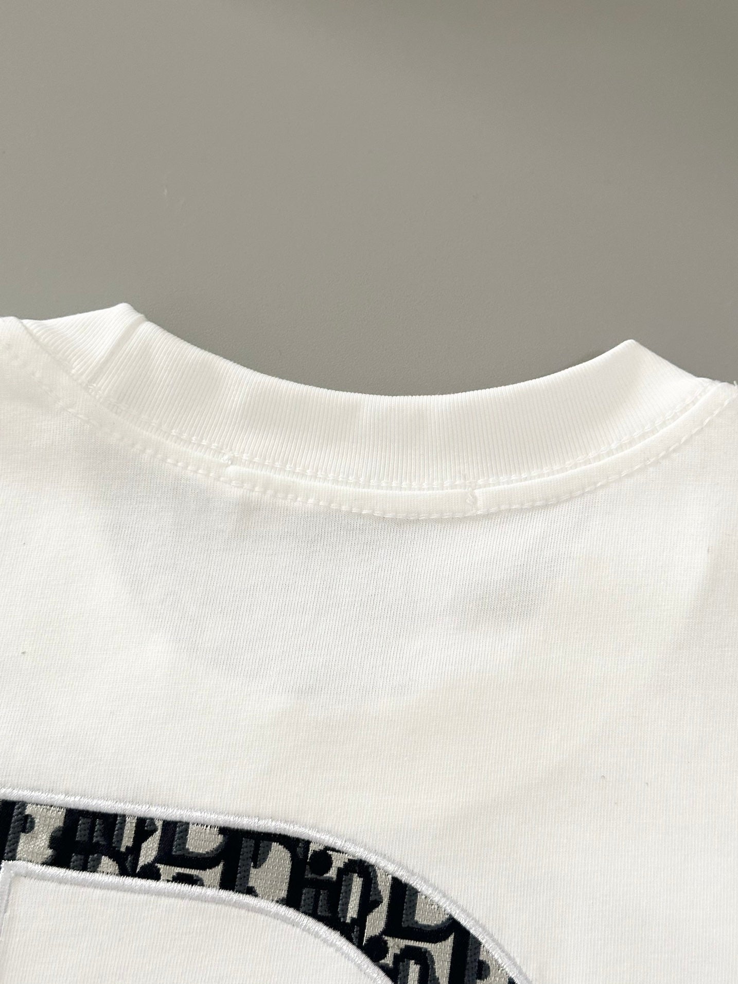 DIOR 25SS Premium Replica T-Shirt | Appliqué & Embossed Logo Design | Heavyweight Cotton | Black & White | Sizes S–XL