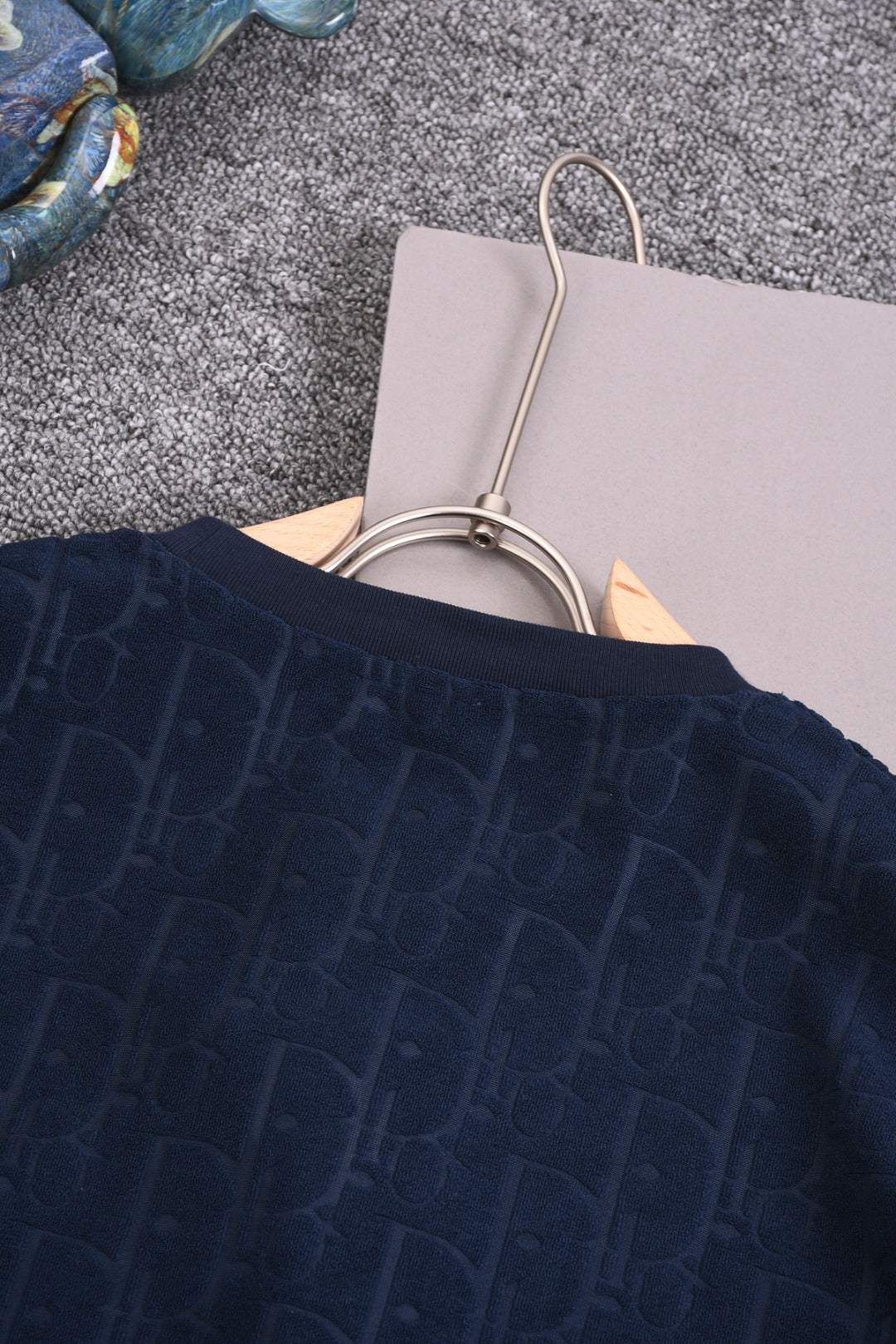 DIOR 25SS Classic Monogram Jacquard Logo T-Shirt | Terry Texture | Pure Cotton | XS–L | 6 Colors