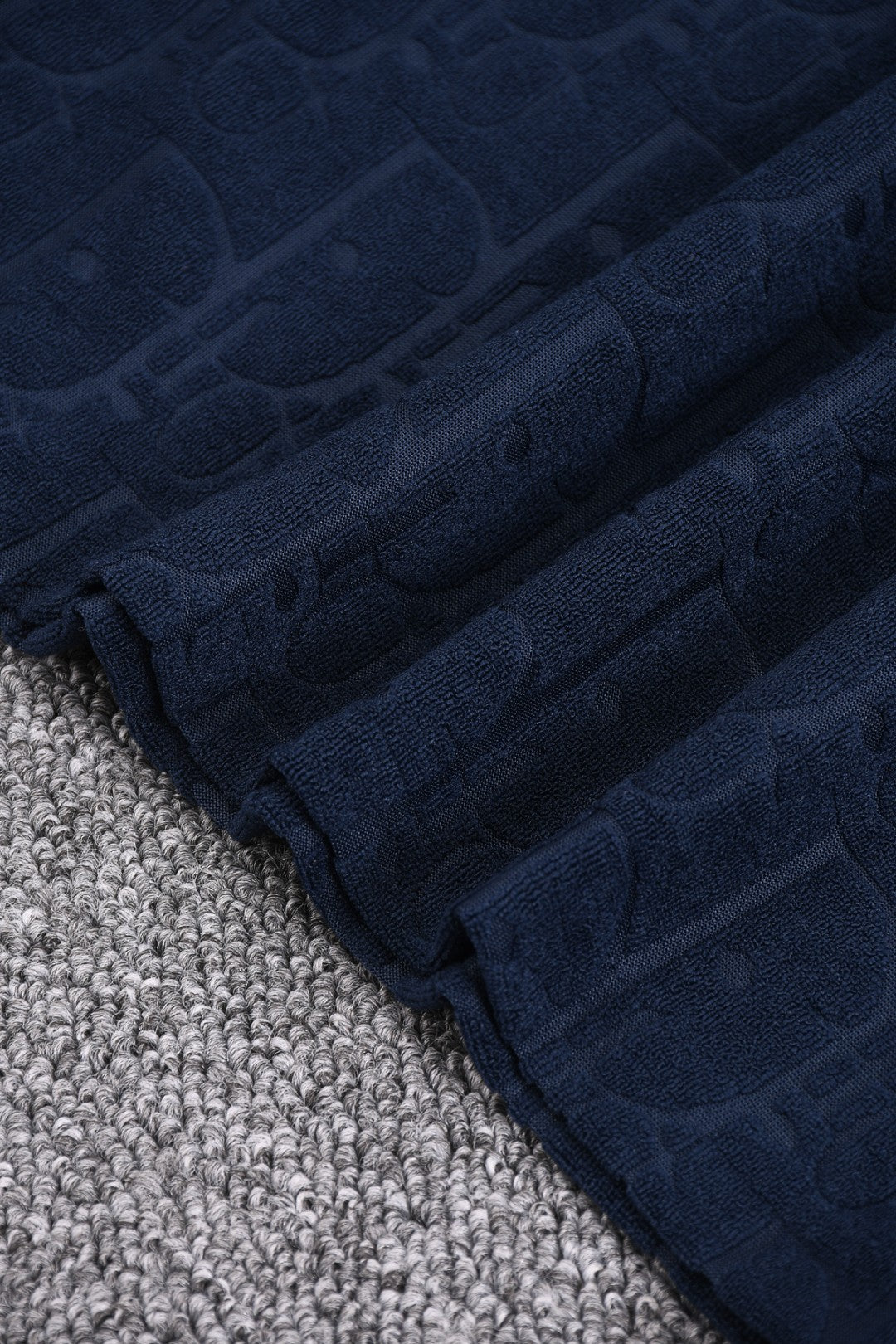 DIOR 25SS Classic Monogram Jacquard Logo T-Shirt | Terry Texture | Pure Cotton | XS–L | 6 Colors