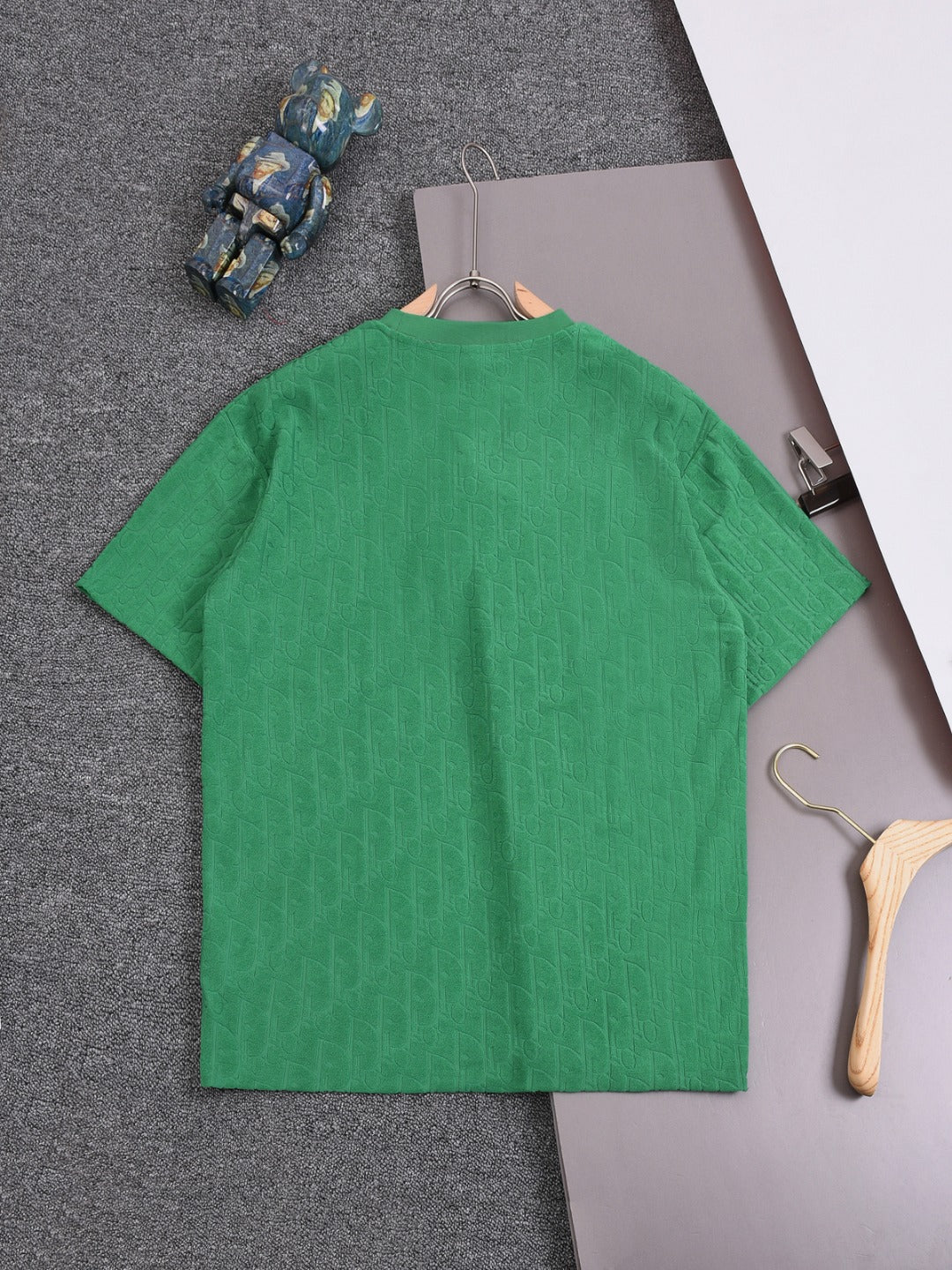 DIOR 25SS Classic Monogram Jacquard Logo T-Shirt | Terry Texture | Pure Cotton | XS–L | 6 Colors