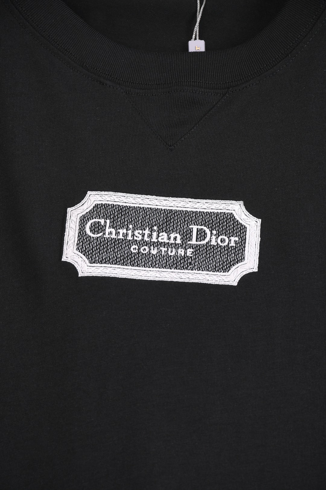 DIOR 25SS Classic CD Letter Frame Logo Embroidery T-Shirt | Pure Cotton | XS–L | 4 Colors