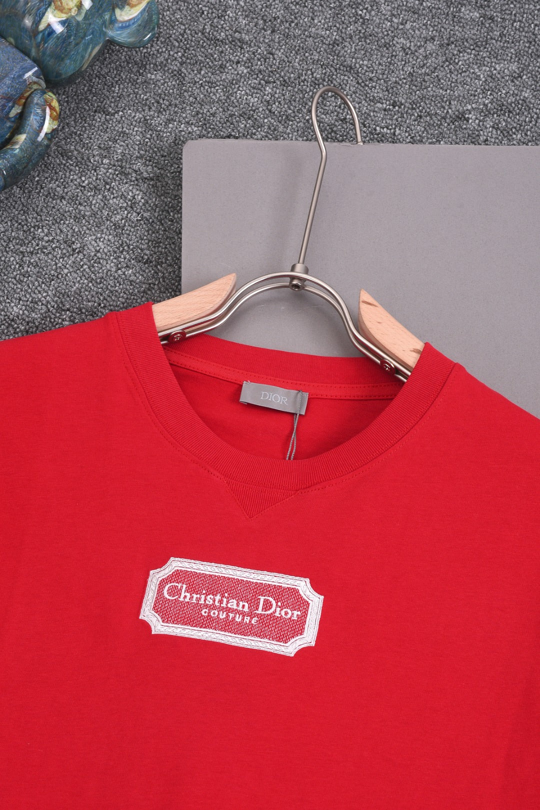 DIOR 25SS Classic CD Letter Frame Logo Embroidery T-Shirt | Pure Cotton | XS–L | 4 Colors