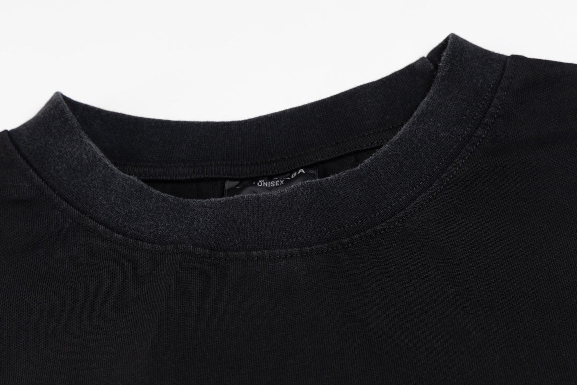 BALENCIAGA Cracked Print Distressed T-Shirt Premium Heavyweight Oversized Unisex - Size XS–L
