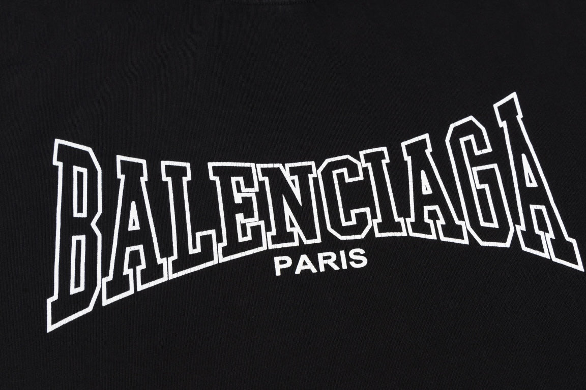 BALENCIAGA Cracked Print Distressed T-Shirt Premium Heavyweight Oversized Unisex - Size XS–L