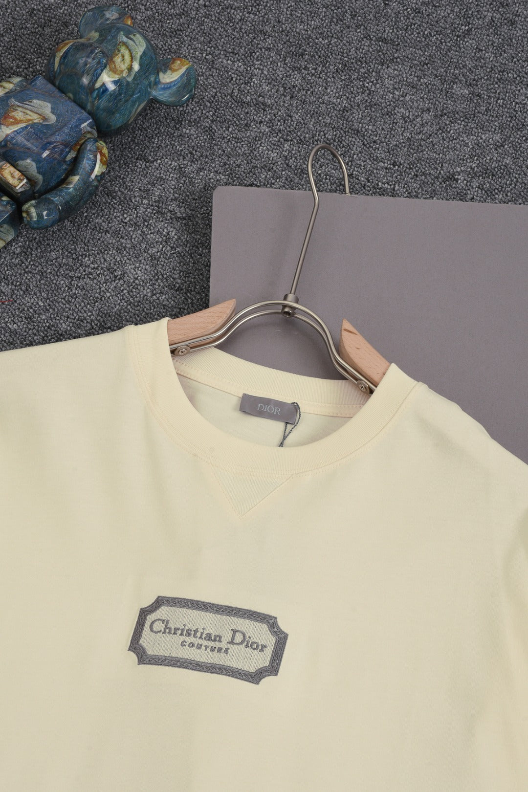 DIOR 25SS Classic CD Letter Frame Logo Embroidery T-Shirt | Pure Cotton | XS–L | 4 Colors