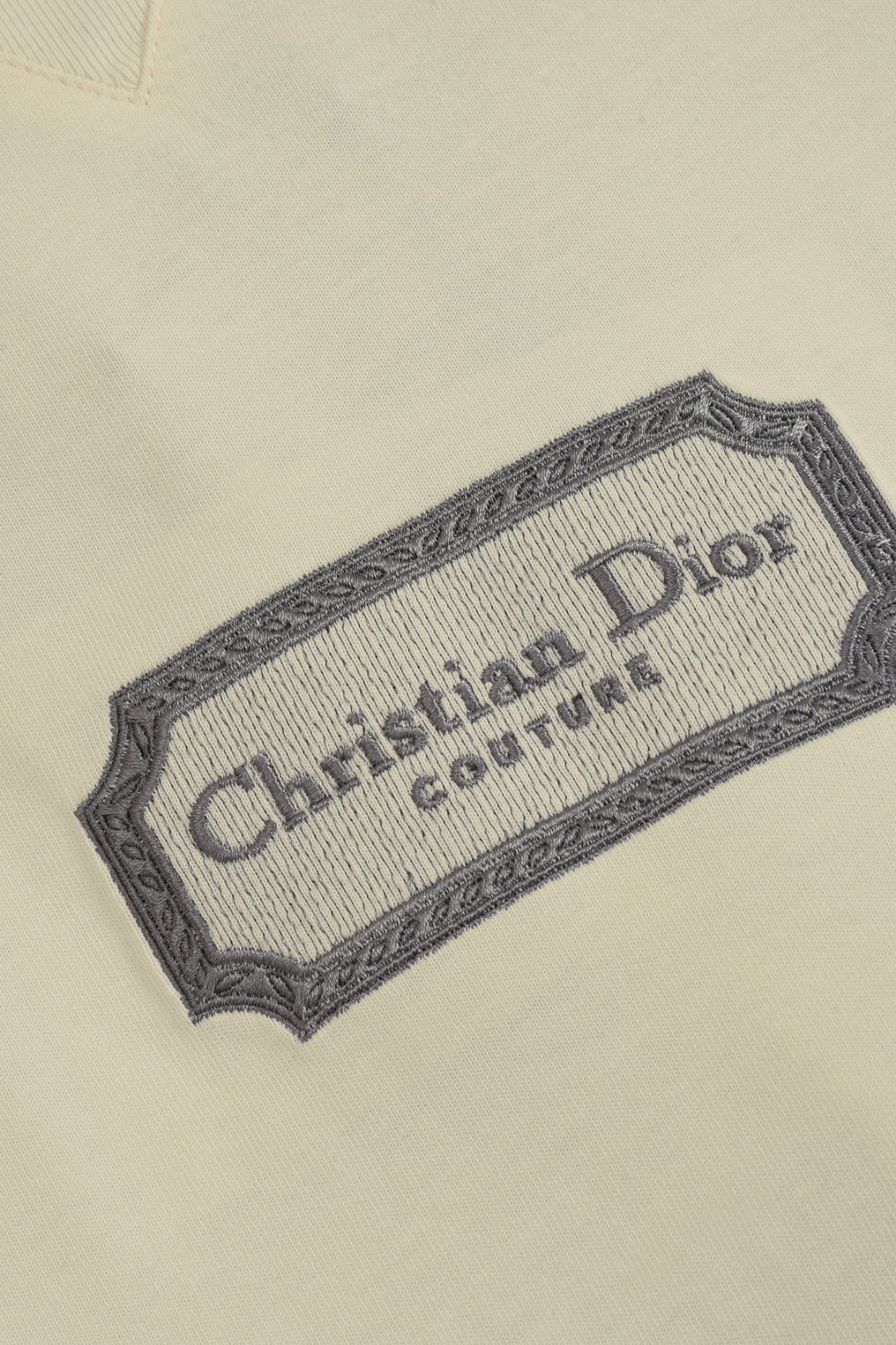DIOR 25SS Classic CD Letter Frame Logo Embroidery T-Shirt | Pure Cotton | XS–L | 4 Colors