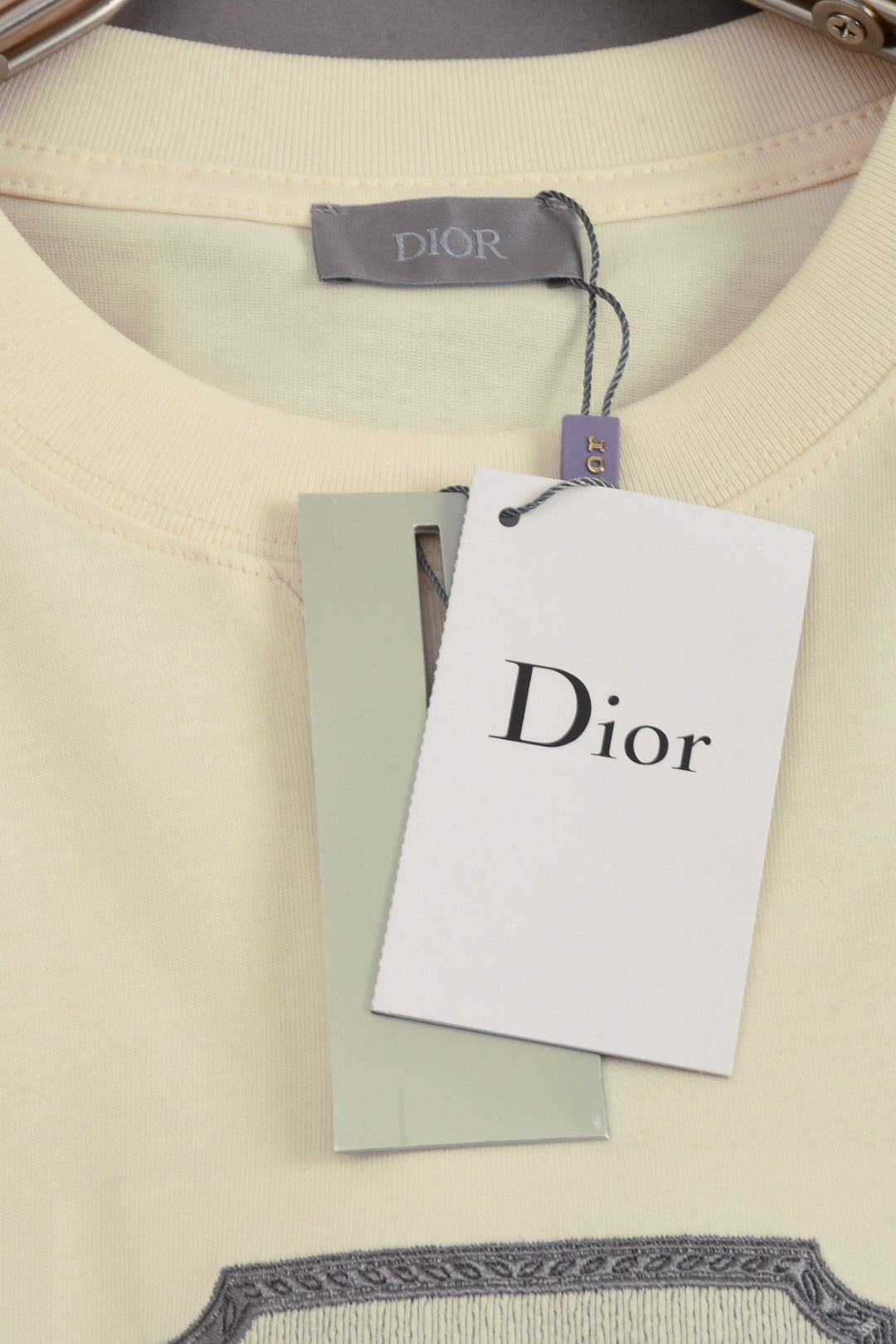 DIOR 25SS Classic CD Letter Frame Logo Embroidery T-Shirt | Pure Cotton | XS–L | 4 Colors