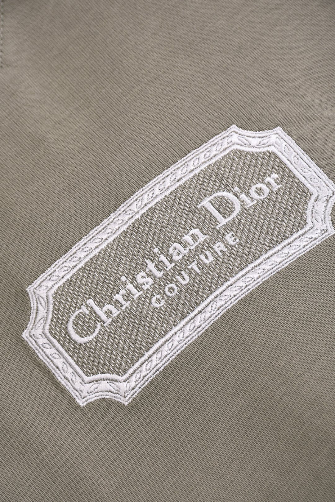 DIOR 25SS Classic CD Letter Frame Logo Embroidery T-Shirt | Pure Cotton | XS–L | 4 Colors