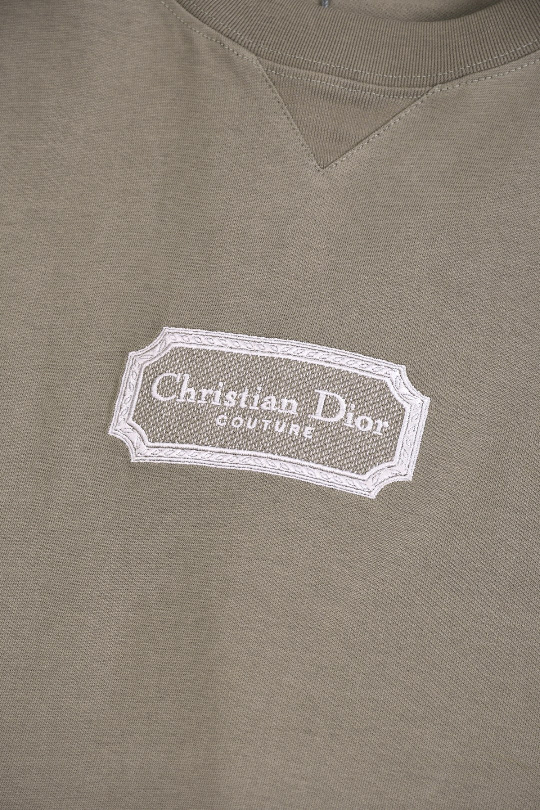 DIOR 25SS Classic CD Letter Frame Logo Embroidery T-Shirt | Pure Cotton | XS–L | 4 Colors