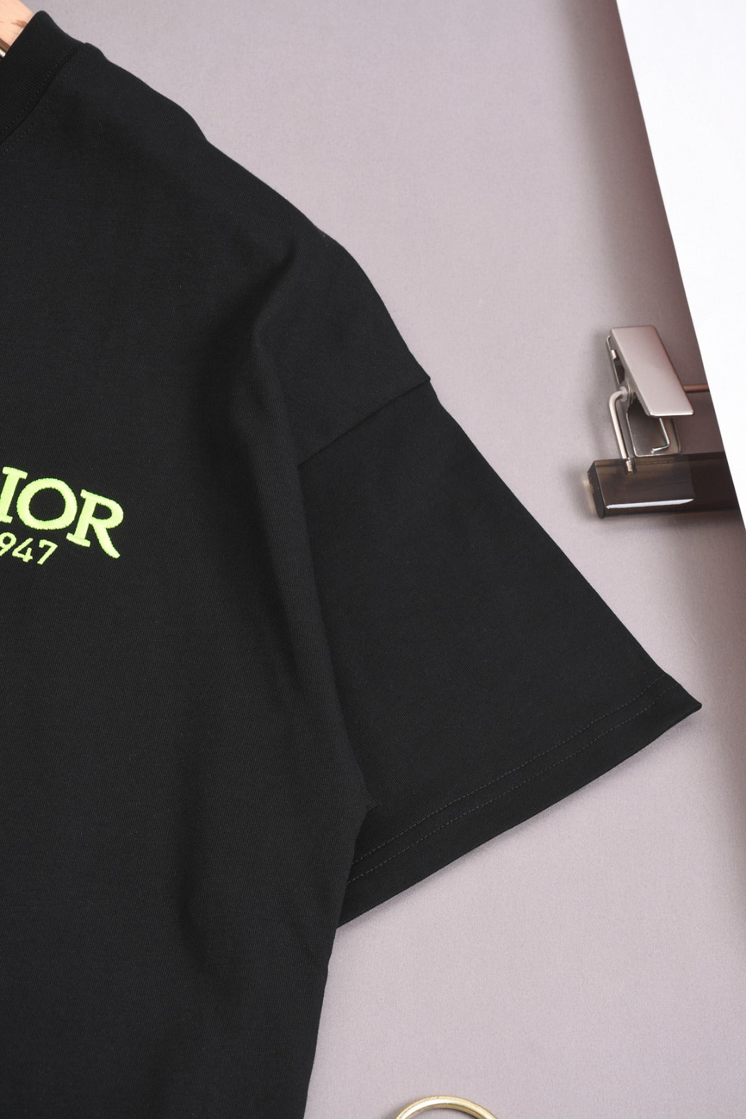 DIOR 25SS Classic CD Letter Frame Logo Embroidery T-Shirt | Pure Cotton | XS–L | 4 Colors