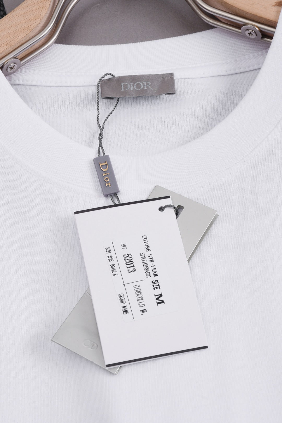 DIOR 25SS Classic CD Letter Frame Logo Embroidery T-Shirt | Pure Cotton | XS–L | 4 Colors