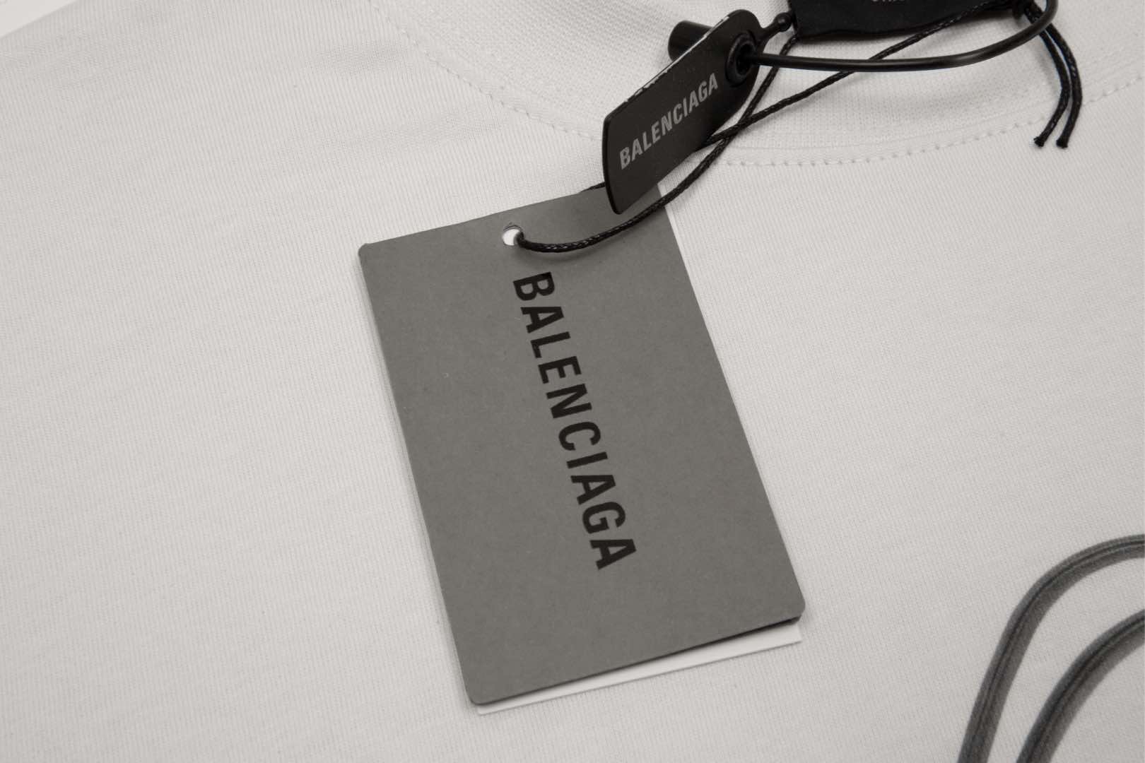 BALENCIAGA Tote Bag Graphic T-Shirt Premium Cotton Oversized Unisex - Size XS–L