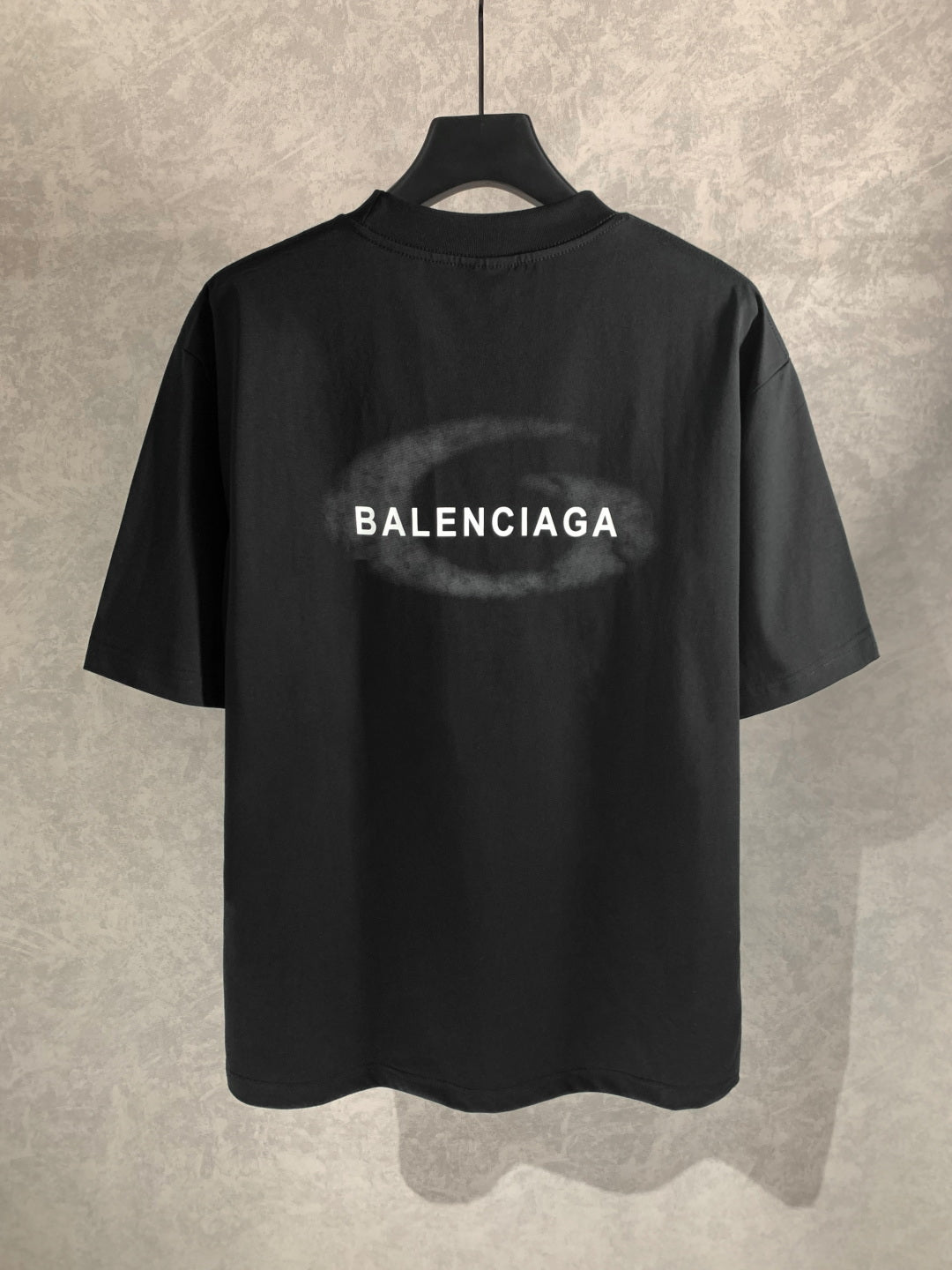 BALENCIAGA Gradient Logo Print T-Shirt Premium Cotton Oversized Unisex - Size XS–L
