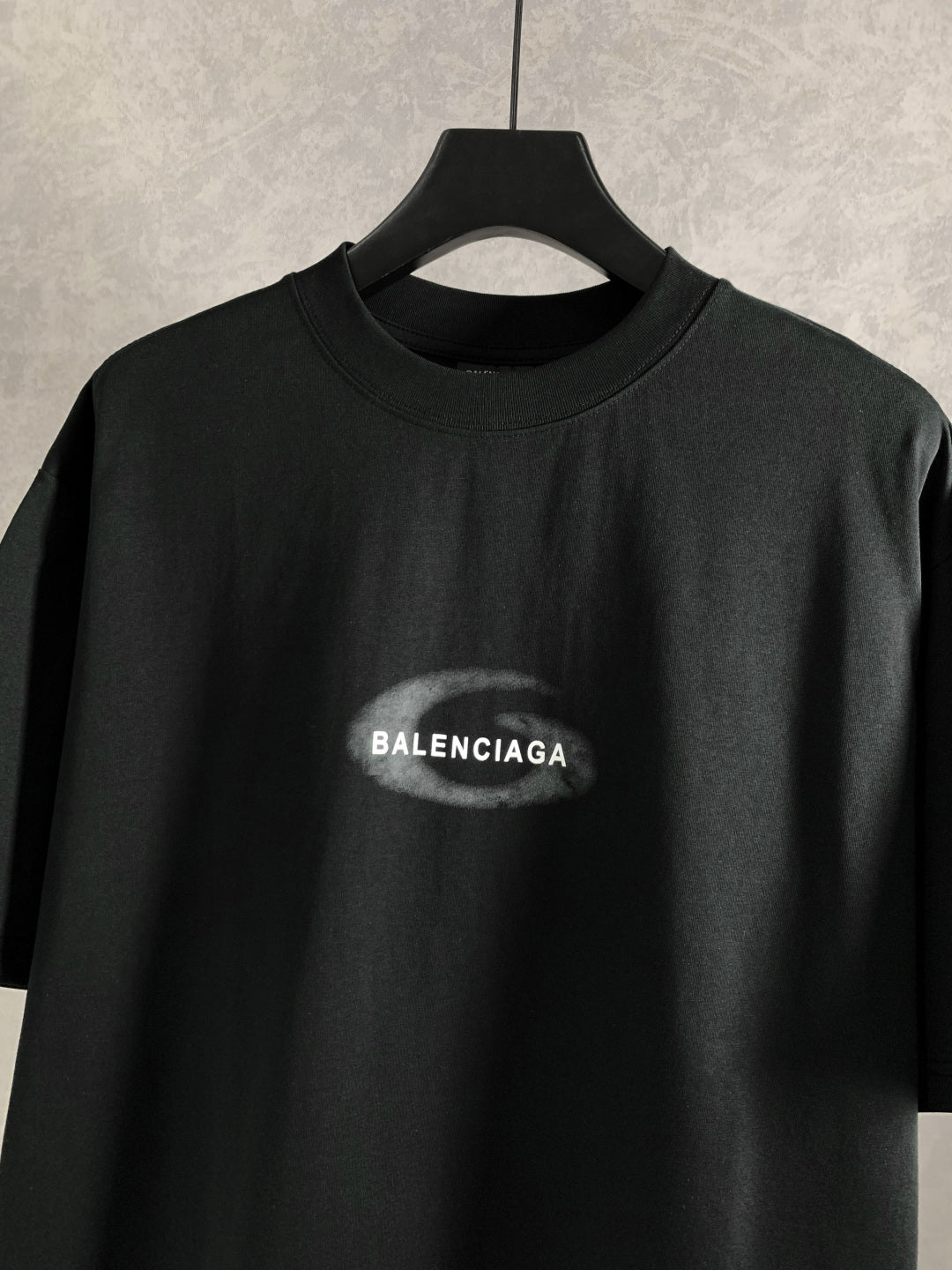 BALENCIAGA Gradient Logo Print T-Shirt Premium Cotton Oversized Unisex - Size XS–L